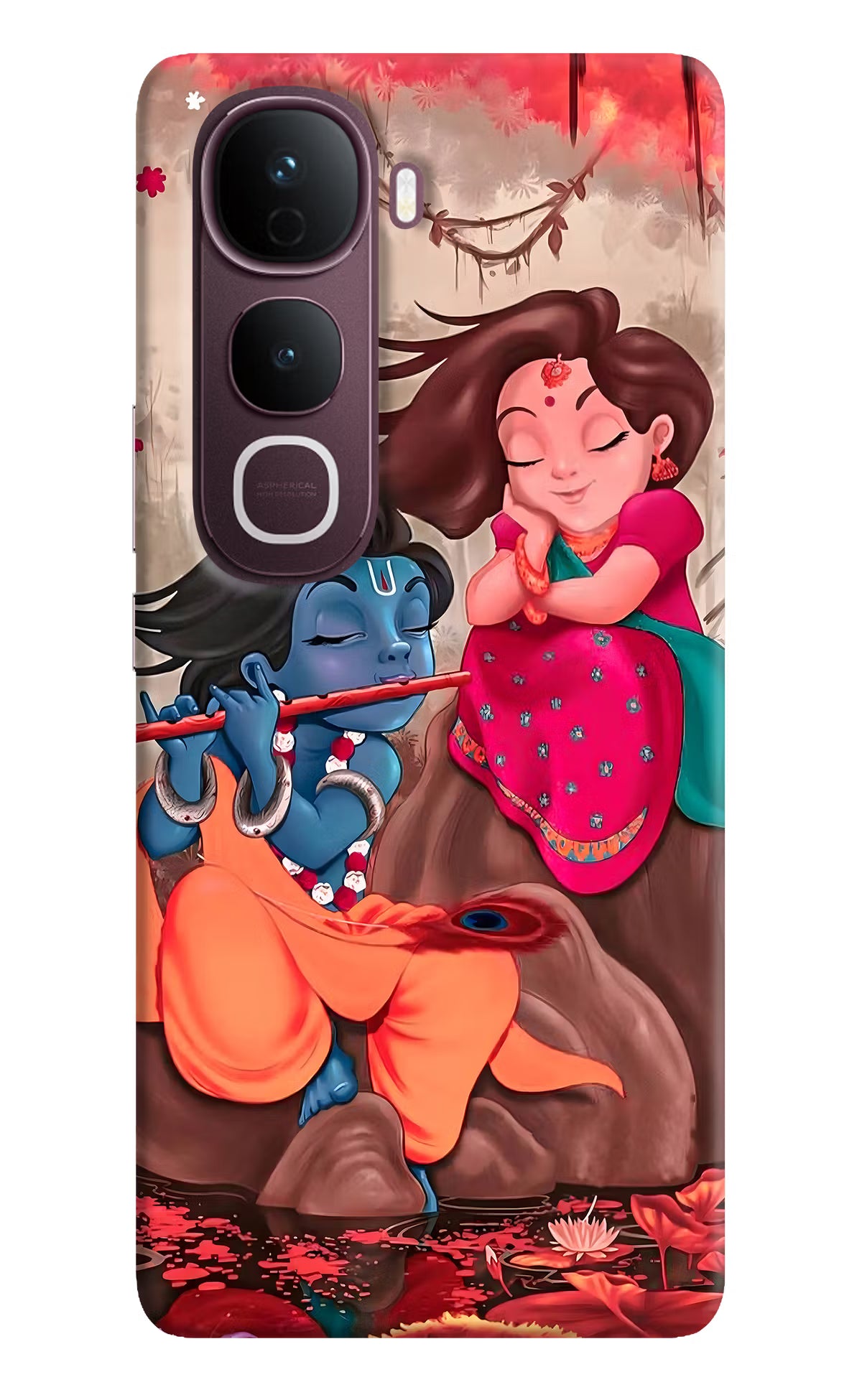Radhe Krishna Vivo Y400 Pro 5G Back Cover - Radhe Krishna Vivo Y400 Pro 5G Back Cover Radhe Krishna Vivo Y400 Pro 5G Back Cover