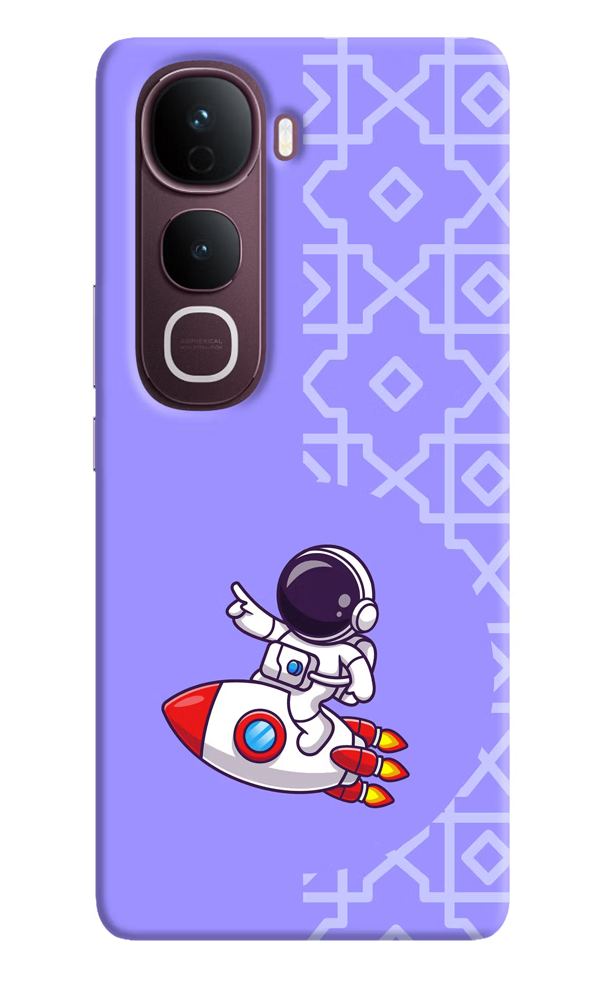 Cute Astronaut Vivo Y400 Pro 5G Back Cover - Cute Astronaut Vivo Y400 Pro 5G Back Cover Cute Astronaut Vivo Y400 Pro 5G Back Cover