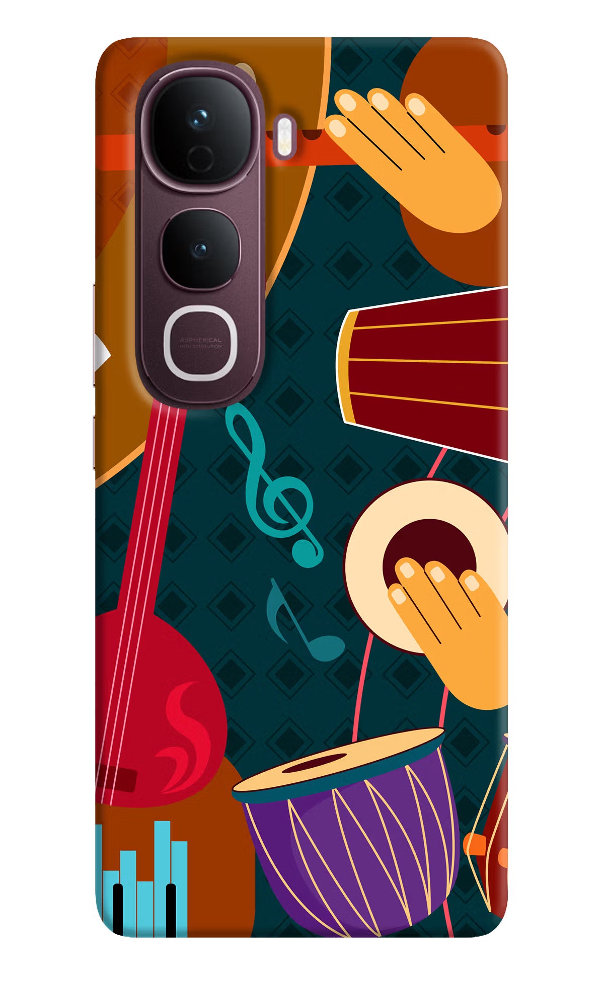 Music Instrument Vivo Y400 Pro 5G Back Cover - Music Instrument Vivo Y400 Pro 5G Back Cover Music Instrument Vivo Y400 Pro 5G Back Cover