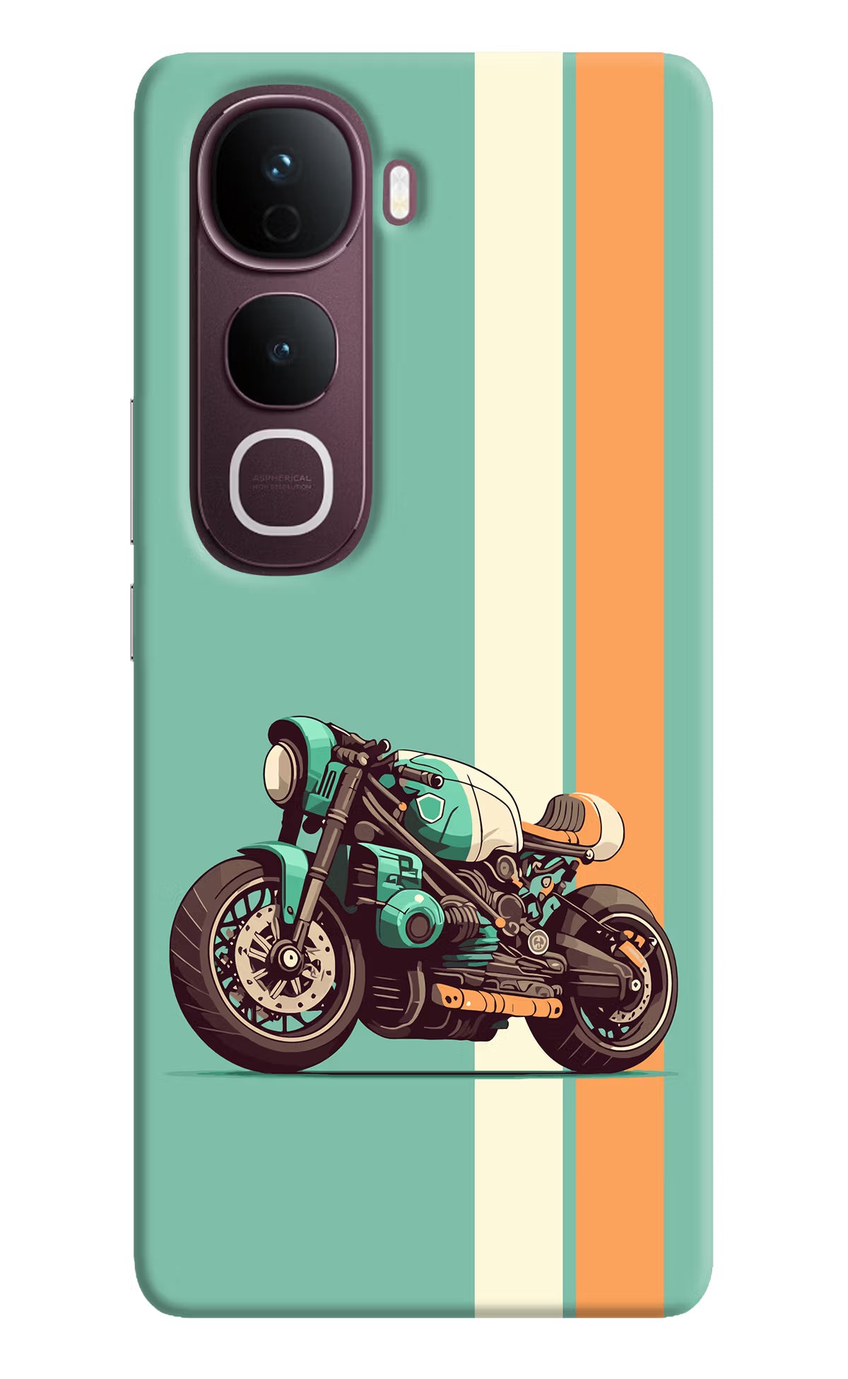 Striped Moto Drift Vivo Y400 Pro 5G Back Cover - Striped Moto Drift Vivo Y400 Pro 5G Back Cover Striped Moto Drift Vivo Y400 Pro 5G Back Cover