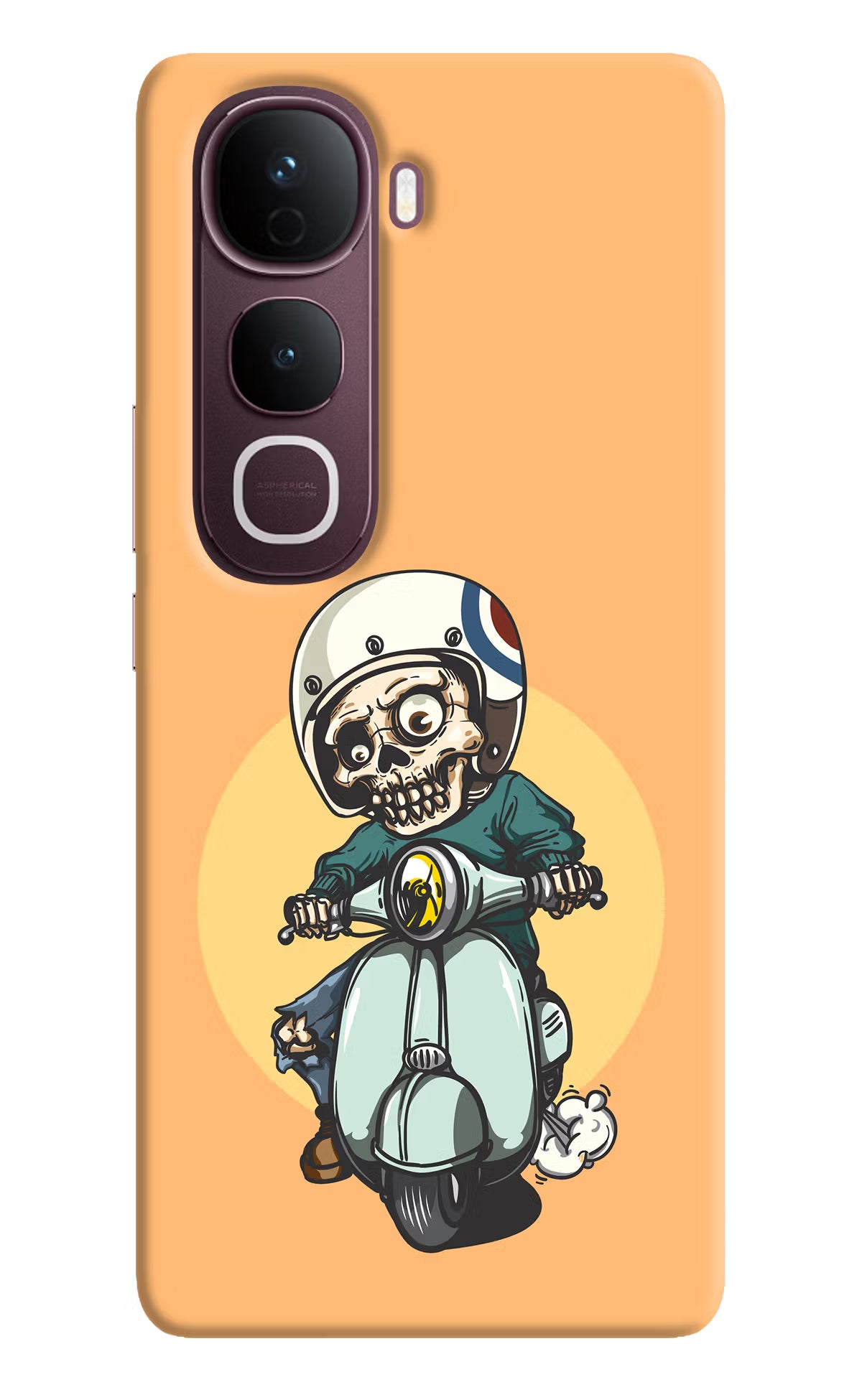 Undead Biker Vivo Y400 Pro 5G Back Cover - Undead Biker Vivo Y400 Pro 5G Back Cover Undead Biker Vivo Y400 Pro 5G Back Cover
