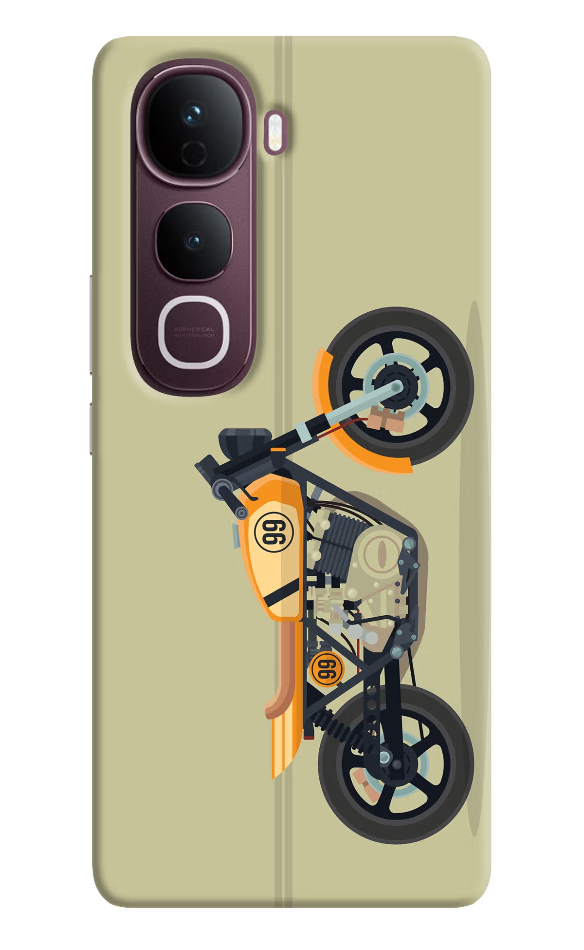 Vertical Speedster Vivo Y400 Pro 5G Back Cover - Vertical Speedster Vivo Y400 Pro 5G Back Cover Vertical Speedster Vivo Y400 Pro 5G Back Cover