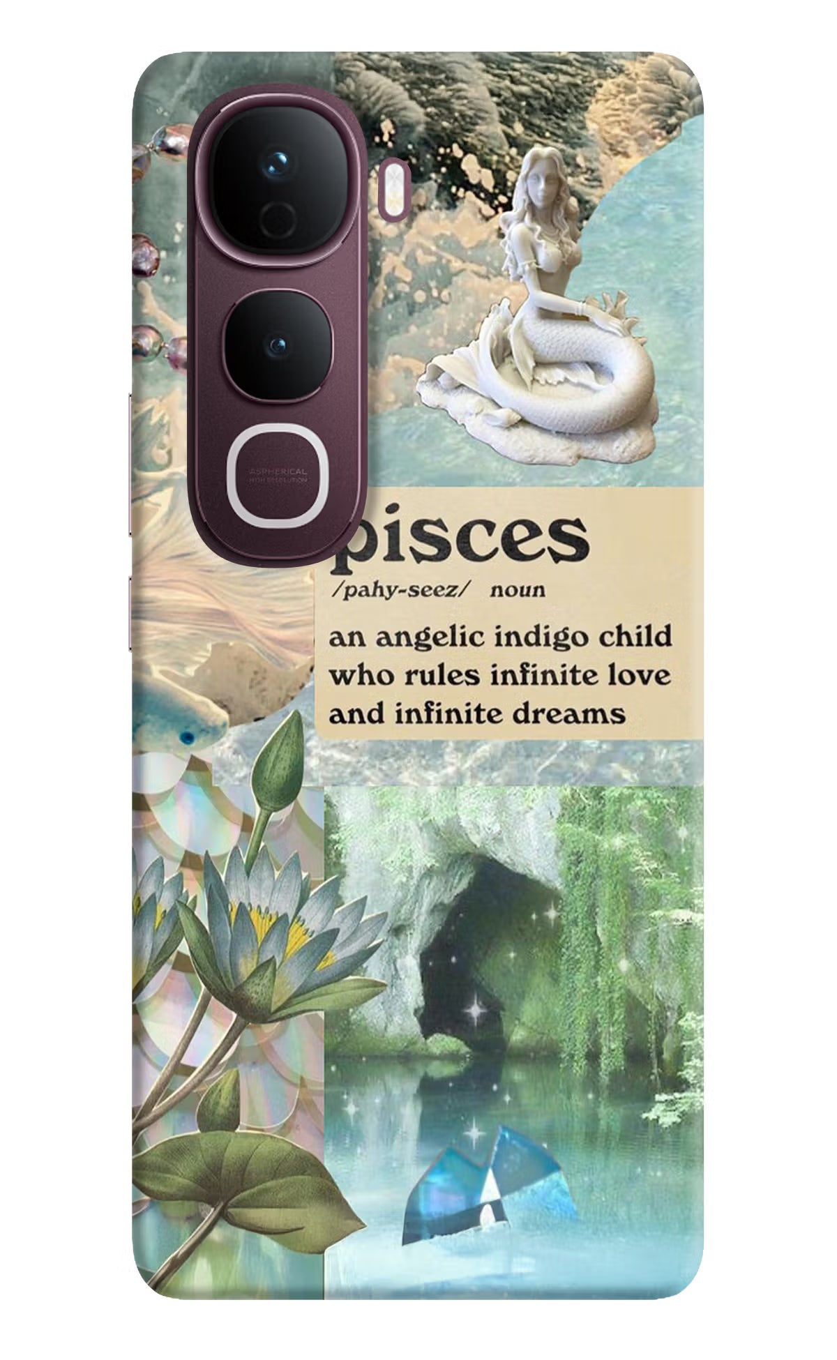 Pisces Zodiac Vivo Y400 Pro 5G Back Cover - Pisces Zodiac Vivo Y400 Pro 5G Back Cover Pisces Zodiac Vivo Y400 Pro 5G Back Cover