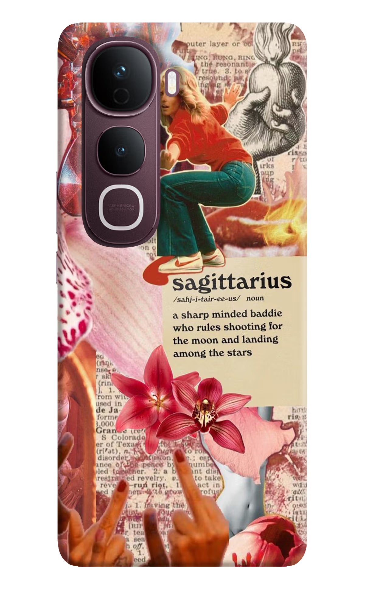 Sagittarius Zodiac Vivo Y400 Pro 5G Back Cover - Sagittarius Zodiac Vivo Y400 Pro 5G Back Cover Sagittarius Zodiac Vivo Y400 Pro 5G Back Cover