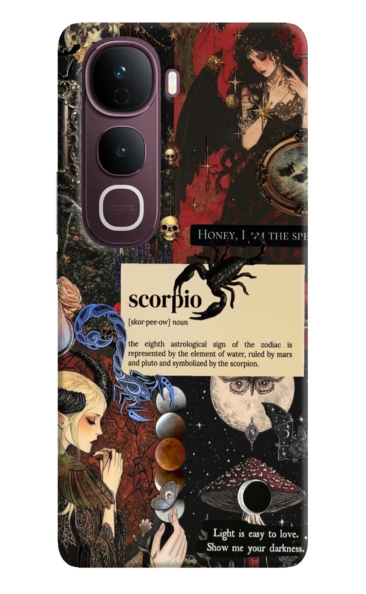 Scorpio Zodiac Vivo Y400 Pro 5G Back Cover - Scorpio Zodiac Vivo Y400 Pro 5G Back Cover Scorpio Zodiac Vivo Y400 Pro 5G Back Cover