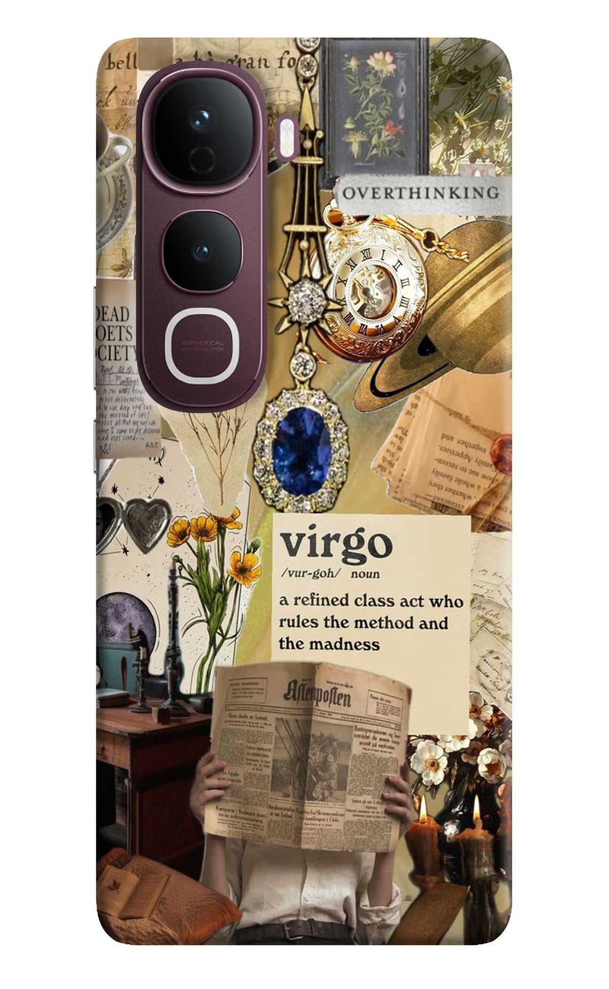 Virgo Zodiac Vivo Y400 Pro 5G Back Cover - Virgo Zodiac Vivo Y400 Pro 5G Back Cover Virgo Zodiac Vivo Y400 Pro 5G Back Cover