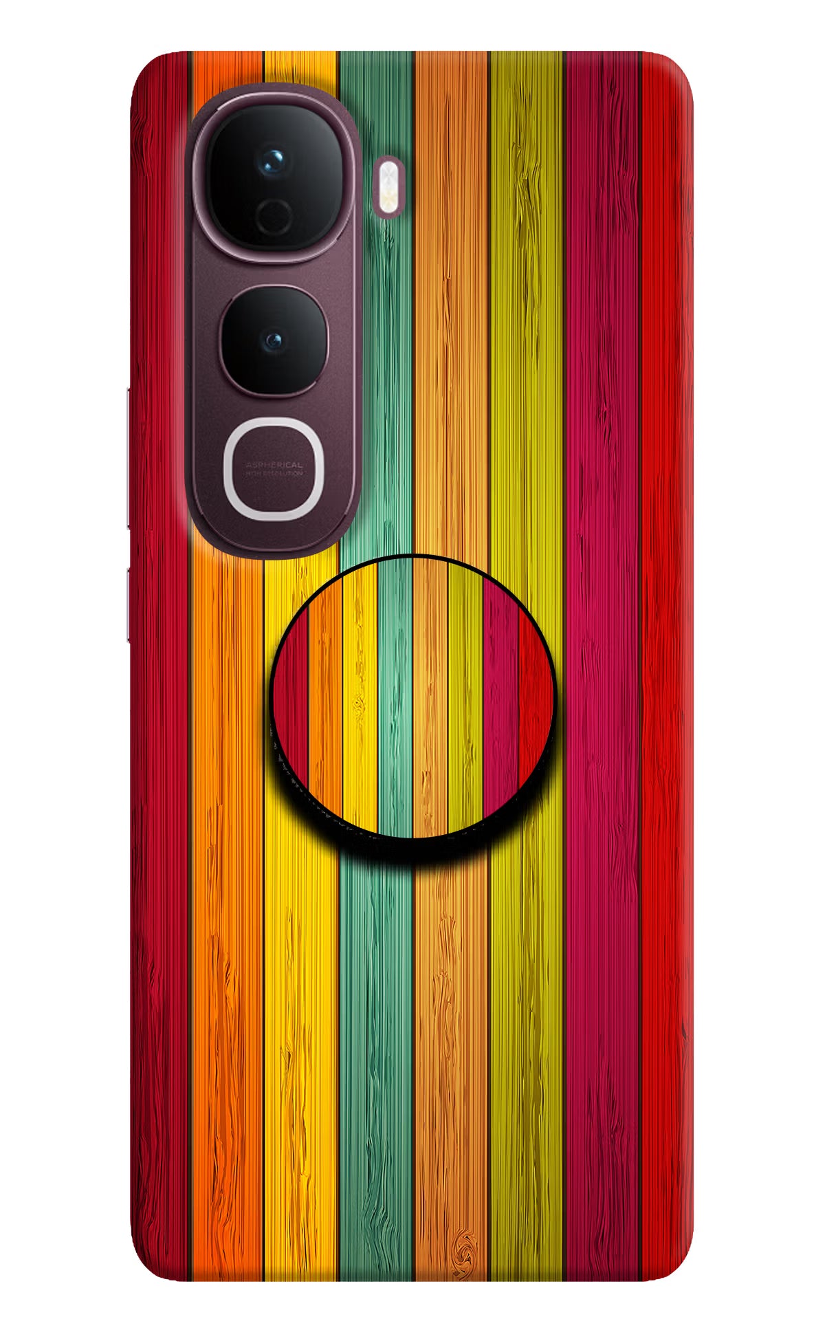 Multicolor Wooden Vivo Y400 Pro 5G Pop Case - Multicolor Wooden Vivo Y400 Pro 5G Pop Case Multicolor Wooden Vivo Y400 Pro 5G Pop Case