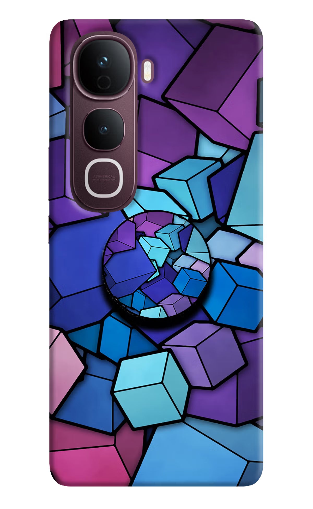 Cubic Abstract Vivo Y400 Pro 5G Pop Case - Cubic Abstract Vivo Y400 Pro 5G Pop Case Cubic Abstract Vivo Y400 Pro 5G Pop Case