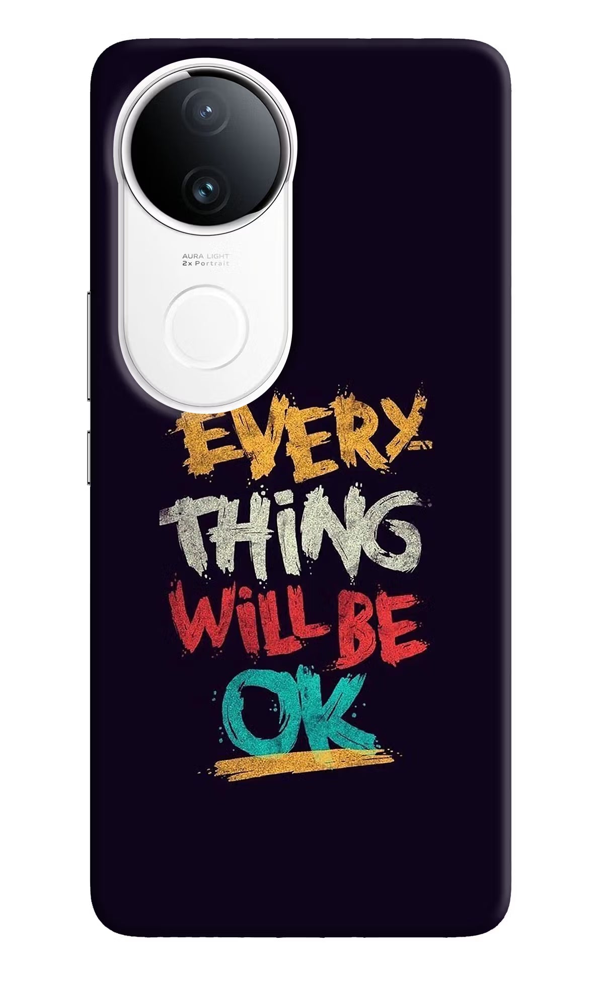 Everything Will Be Ok iQOO Z10R 5G Back Cover - Everything Will Be Ok iQOO Z10R 5G Hard Case Back Cover by Casekaro Everything Will Be Ok iQOO Z10R 5G Hard Case Back Cover by Casekaro