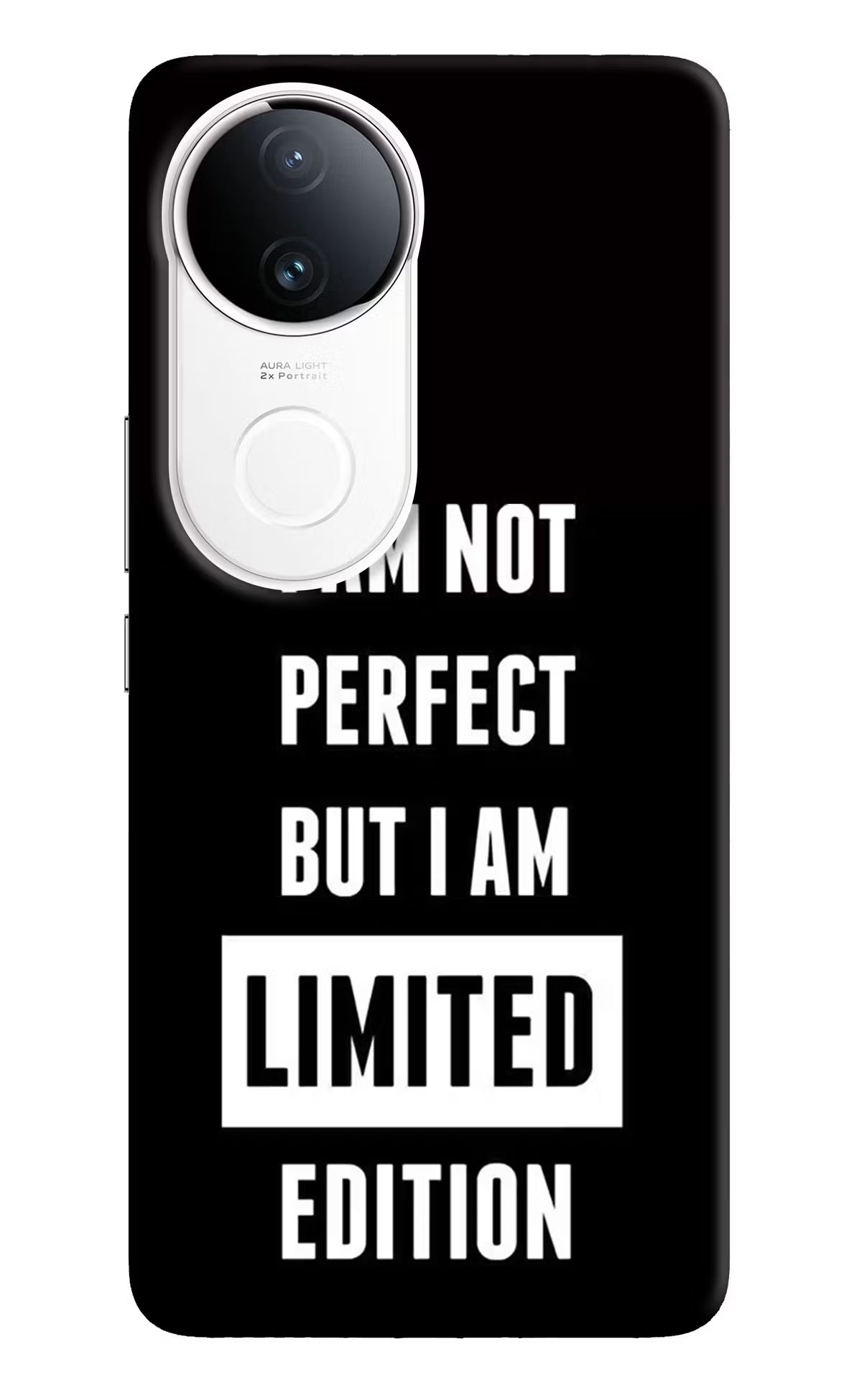 I Am Not Perfect But I Am Limited Edition iQOO Z10R 5G Back Cover - I Am Not Perfect But I Am Limited Edition iQOO Z10R 5G Hard Case Back Cover by Casekaro I Am Not Perfect But I Am Limited Edition iQOO Z10R 5G Hard Case Back Cover by Casekaro