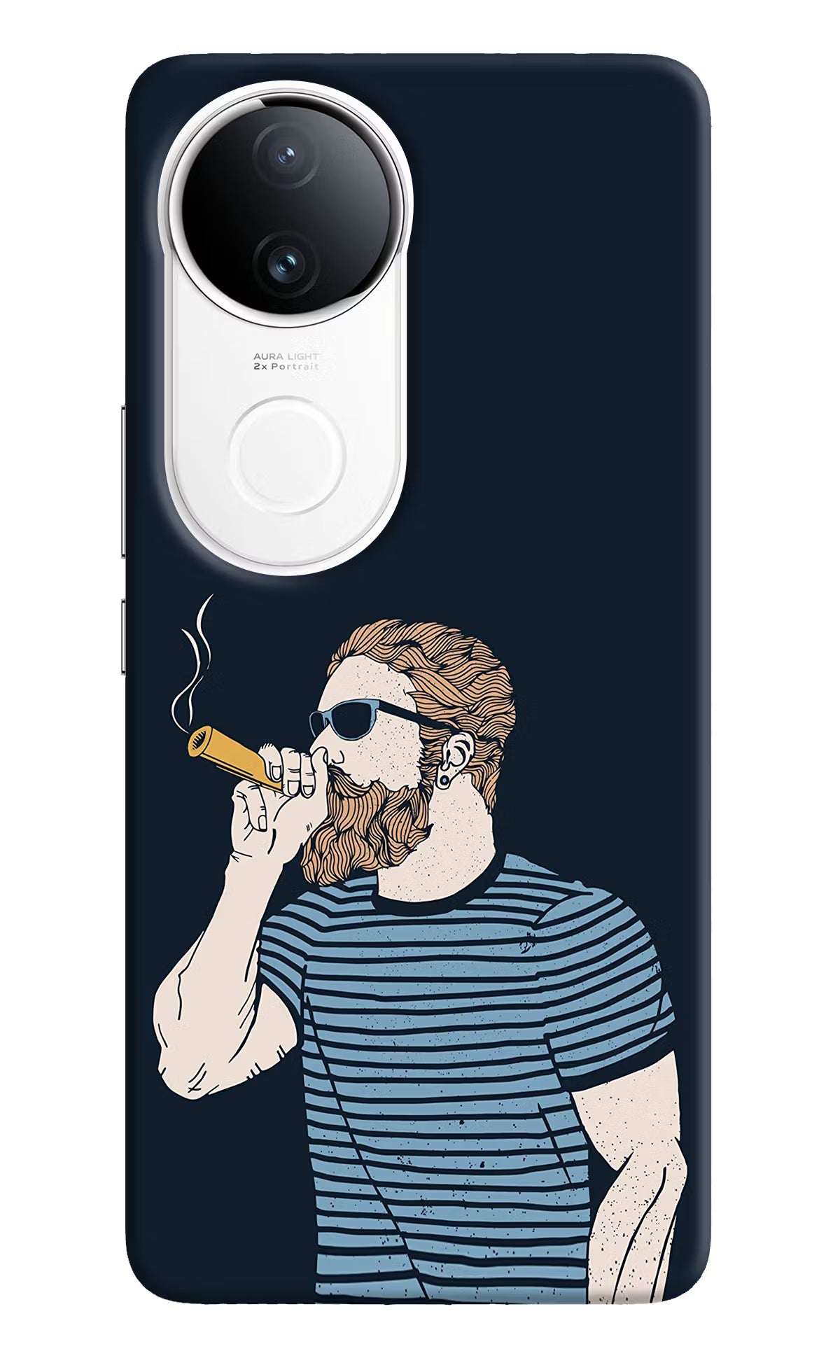 Smoking iQOO Z10R 5G Back Cover - Smoking iQOO Z10R 5G Hard Case Back Cover by Casekaro Smoking iQOO Z10R 5G Hard Case Back Cover by Casekaro