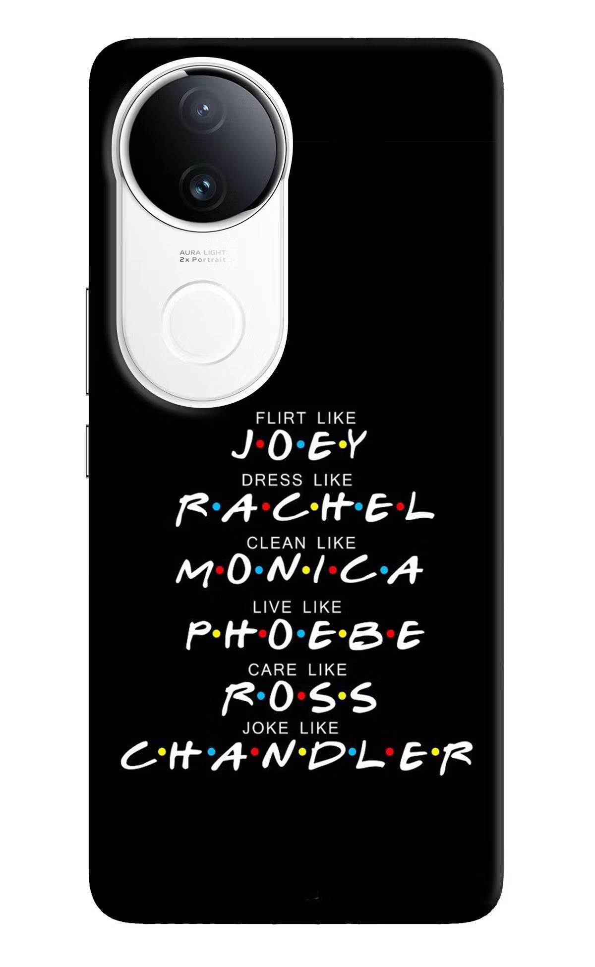 FRIENDS Character iQOO Z10R 5G Back Cover - FRIENDS Character iQOO Z10R 5G Hard Case Back Cover by Casekaro FRIENDS Character iQOO Z10R 5G Hard Case Back Cover by Casekaro