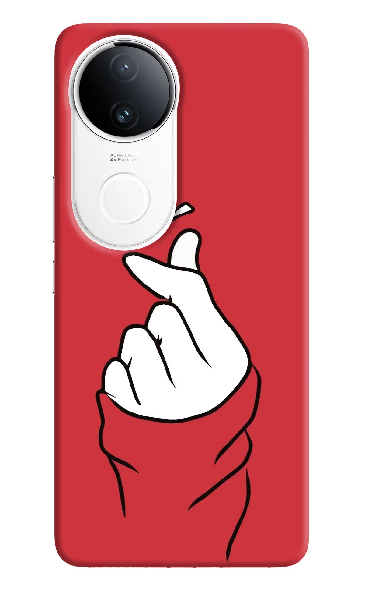 Korean Love Sign iQOO Z10R 5G Back Cover - Korean Love Sign iQOO Z10R 5G Hard Case Back Cover by Casekaro Korean Love Sign iQOO Z10R 5G Hard Case Back Cover by Casekaro