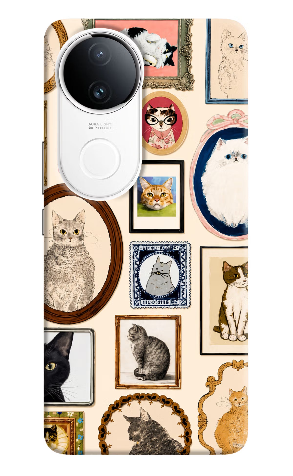 Mirror Cats iQOO Z10R 5G Back Cover - Mirror Cats iQOO Z10R 5G Back Cover Mirror Cats iQOO Z10R 5G Back Cover