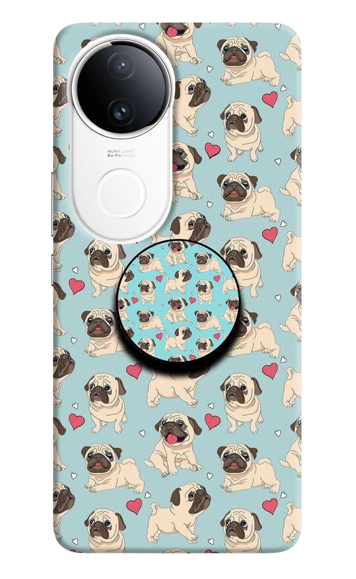 Pug Dog iQOO Z10R 5G Pop Case - Pug Dog iQOO Z10R 5G Pop Case by Casekaro Pug Dog iQOO Z10R 5G Pop Case by Casekaro