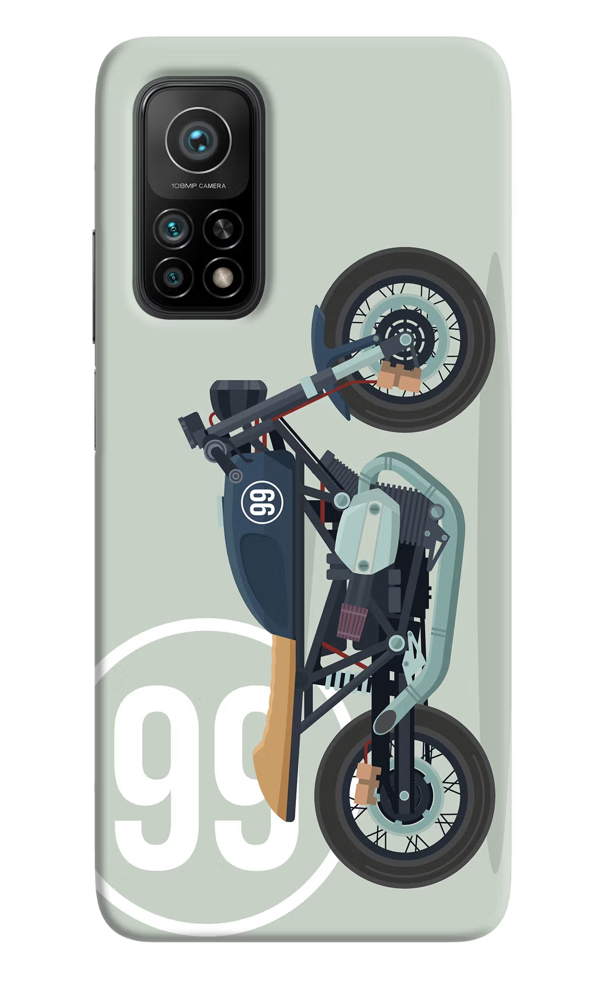 Classic Cafe Racer 99 Mi 10T Pro Back Cover - Classic Cafe Racer 99 Mi 10T Pro Back Cover Classic Cafe Racer 99 Mi 10T Pro Back Cover