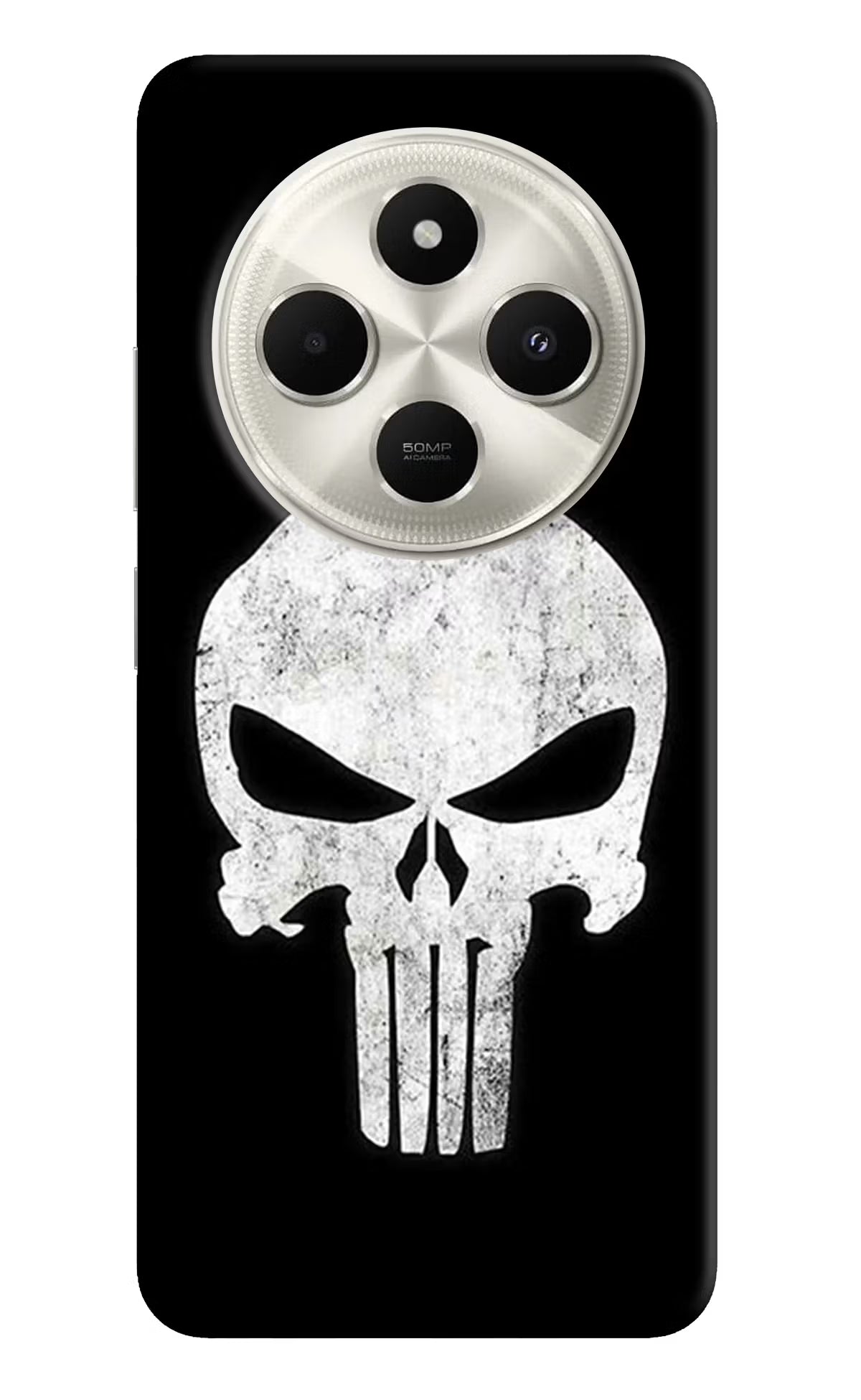 Punisher Skull Poco C75 5G Back Cover - Punisher Skull Poco C75 5G Hard Case Back Cover by Casekaro Punisher Skull Poco C75 5G Hard Case Back Cover by Casekaro