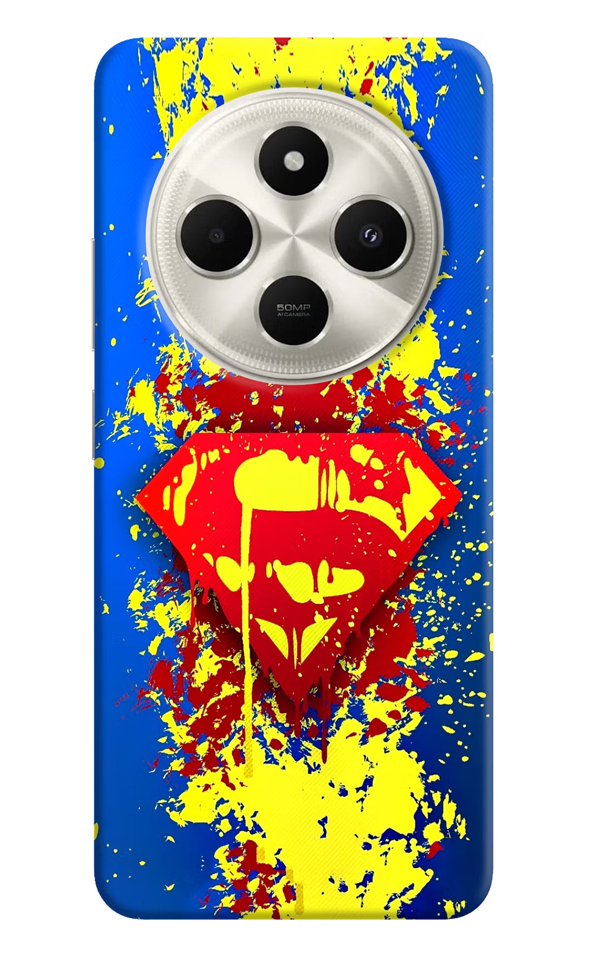 Superman logo Poco C75 5G Back Cover - Superman logo Poco C75 5G Hard Case Back Cover by Casekaro Superman logo Poco C75 5G Hard Case Back Cover by Casekaro