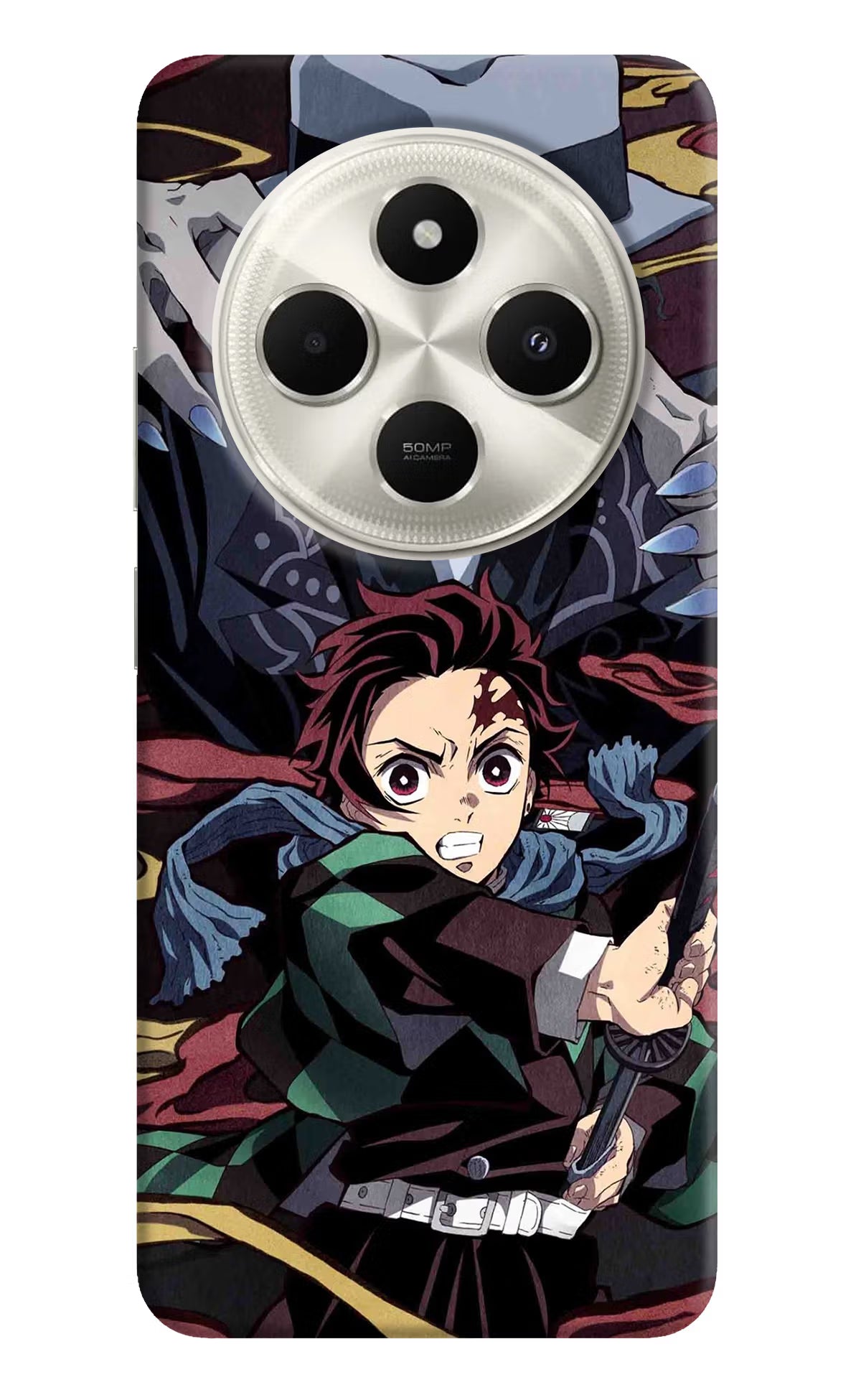Demon Slayer Poco C75 5G Back Cover - Demon Slayer Poco C75 5G Hard Case Back Cover by Casekaro Demon Slayer Poco C75 5G Hard Case Back Cover by Casekaro