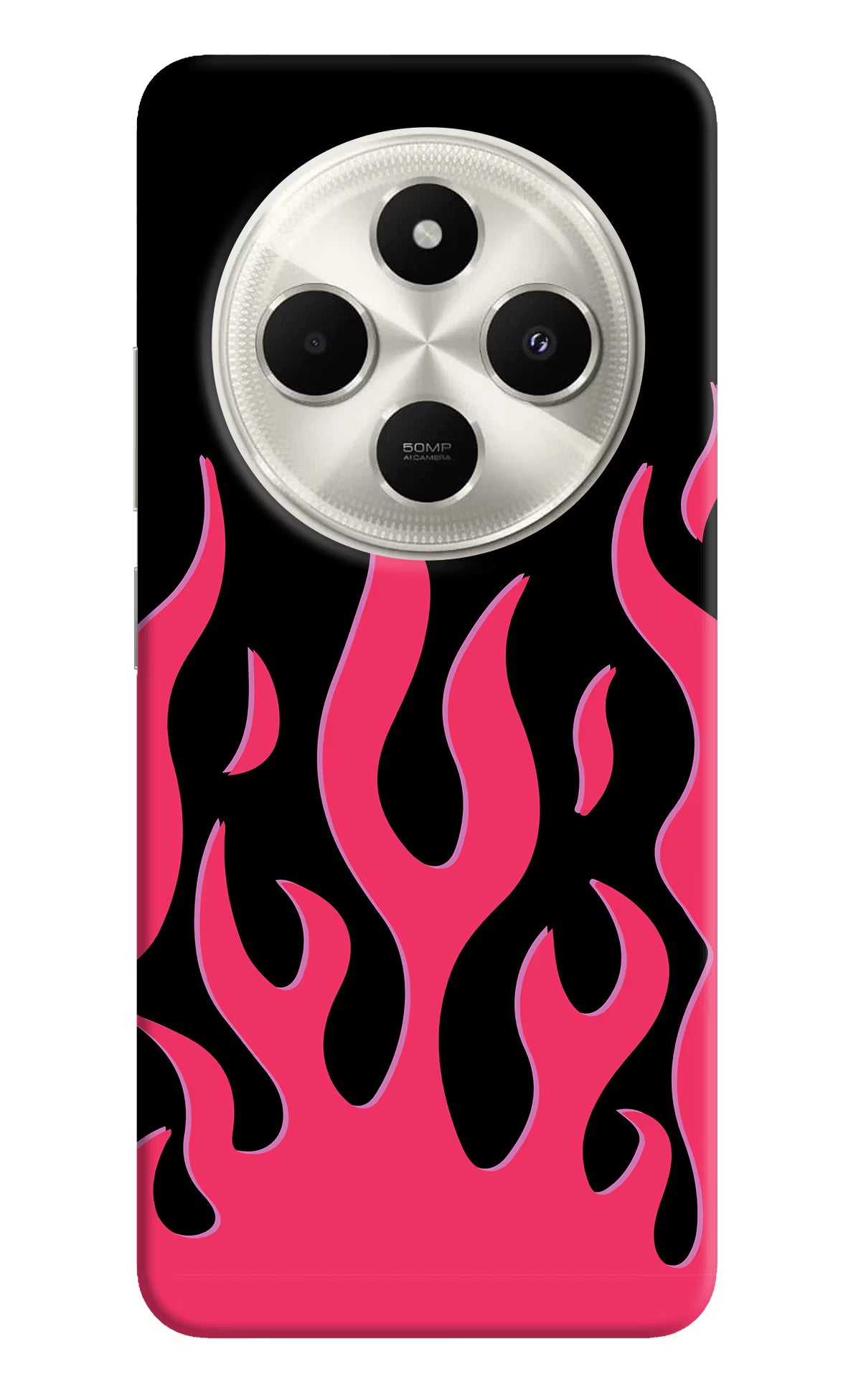 Fire Flames Poco C75 5G Back Cover - Fire Flames Poco C75 5G Hard Case Back Cover by Casekaro Fire Flames Poco C75 5G Hard Case Back Cover by Casekaro