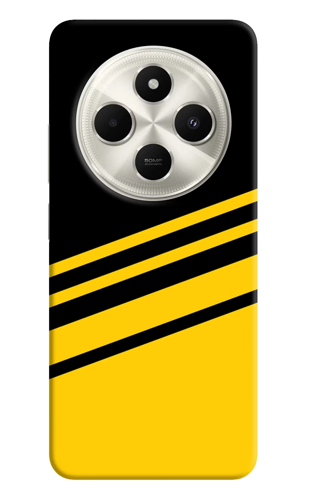 Yellow Shades Poco C75 5G Back Cover - Yellow Shades Poco C75 5G Hard Case Back Cover by Casekaro Yellow Shades Poco C75 5G Hard Case Back Cover by Casekaro