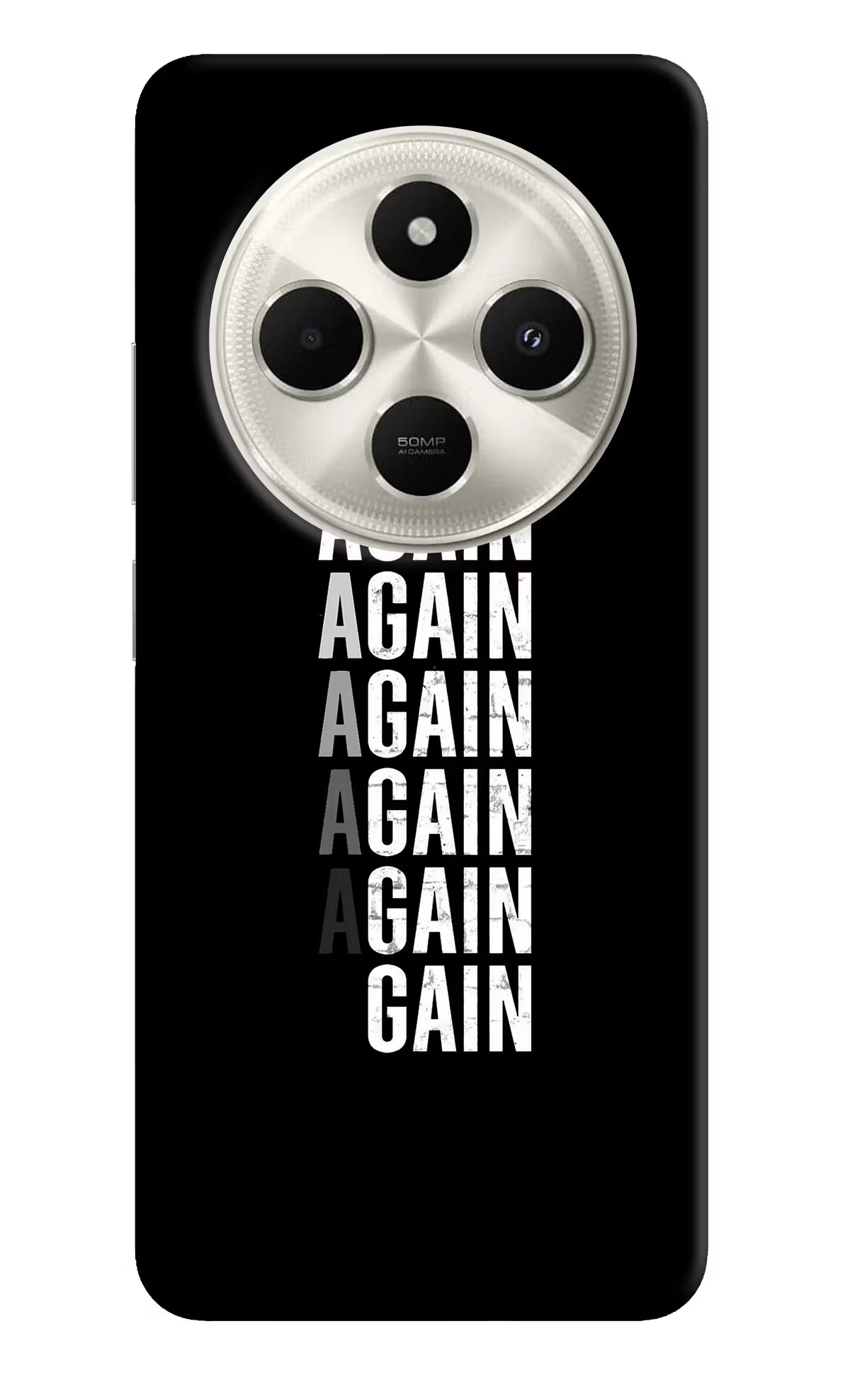 Again Again Gain Poco C75 5G Back Cover - Again Again Gain Poco C75 5G Hard Case Back Cover by Casekaro Again Again Gain Poco C75 5G Hard Case Back Cover by Casekaro