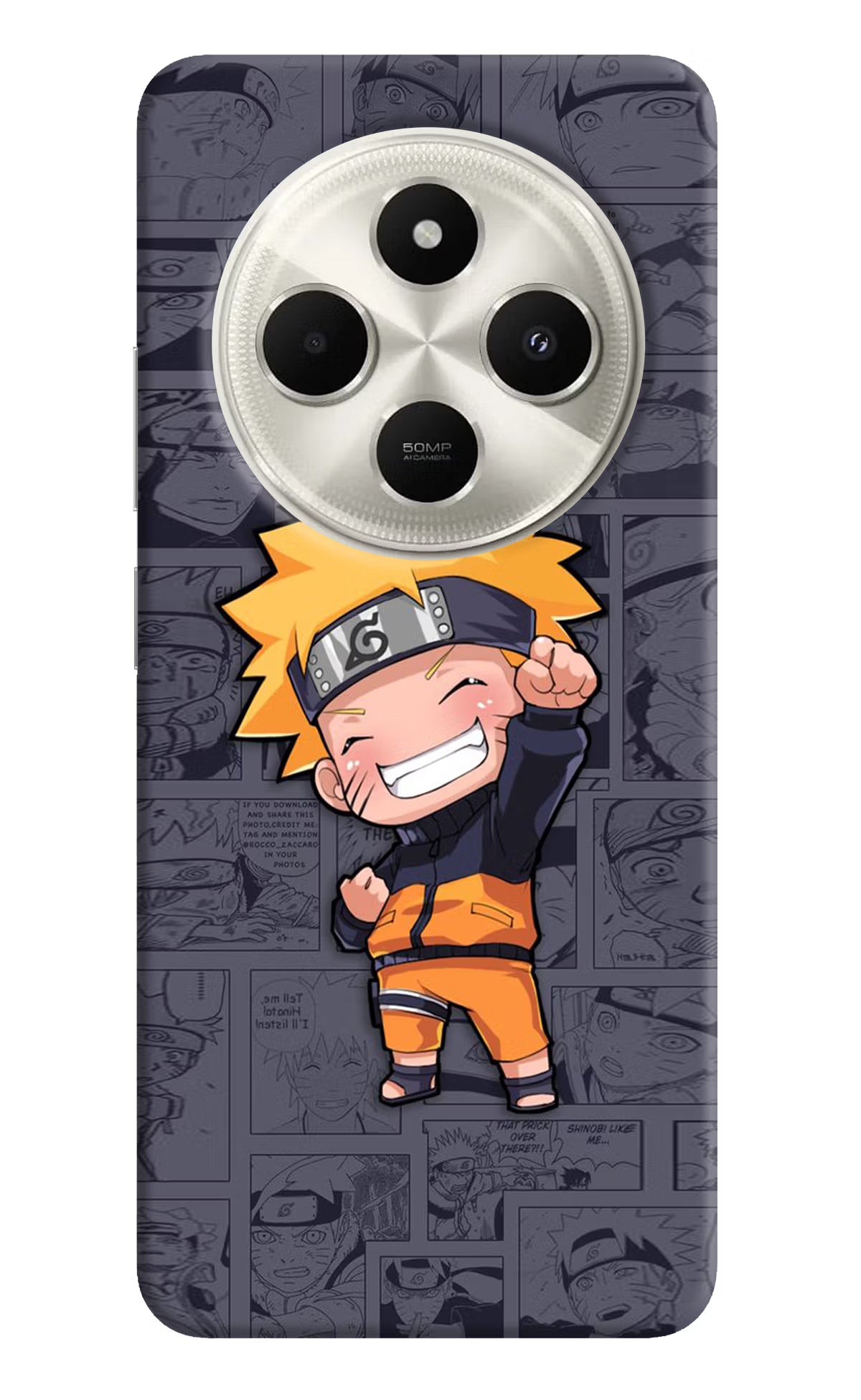 Chota Naruto Poco C75 5G Back Cover - Chota Naruto Poco C75 5G Back Cover Chota Naruto Poco C75 5G Back Cover