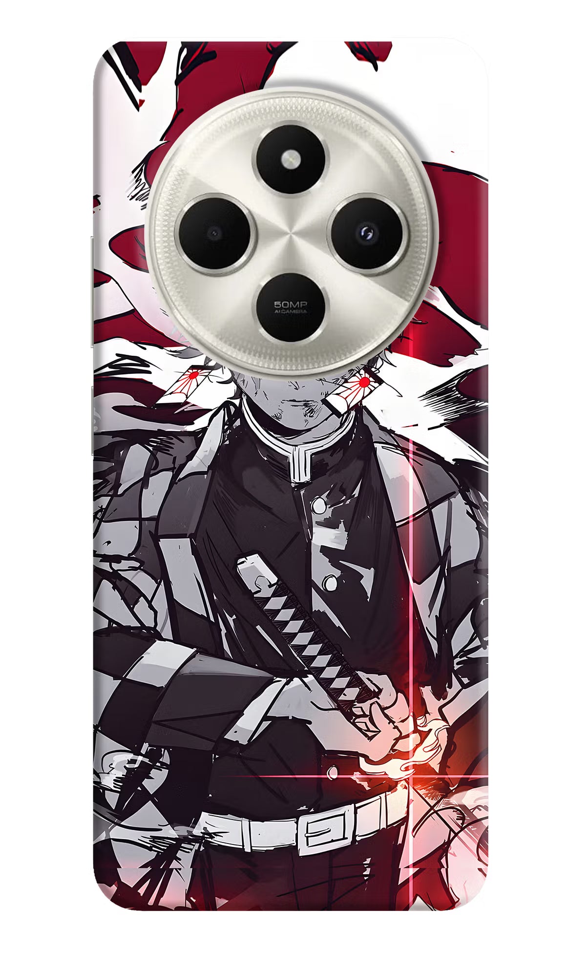 Demon Slayer Poco C75 5G Back Cover - Demon Slayer Poco C75 5G Hard Case Back Cover by Casekaro Demon Slayer Poco C75 5G Hard Case Back Cover by Casekaro