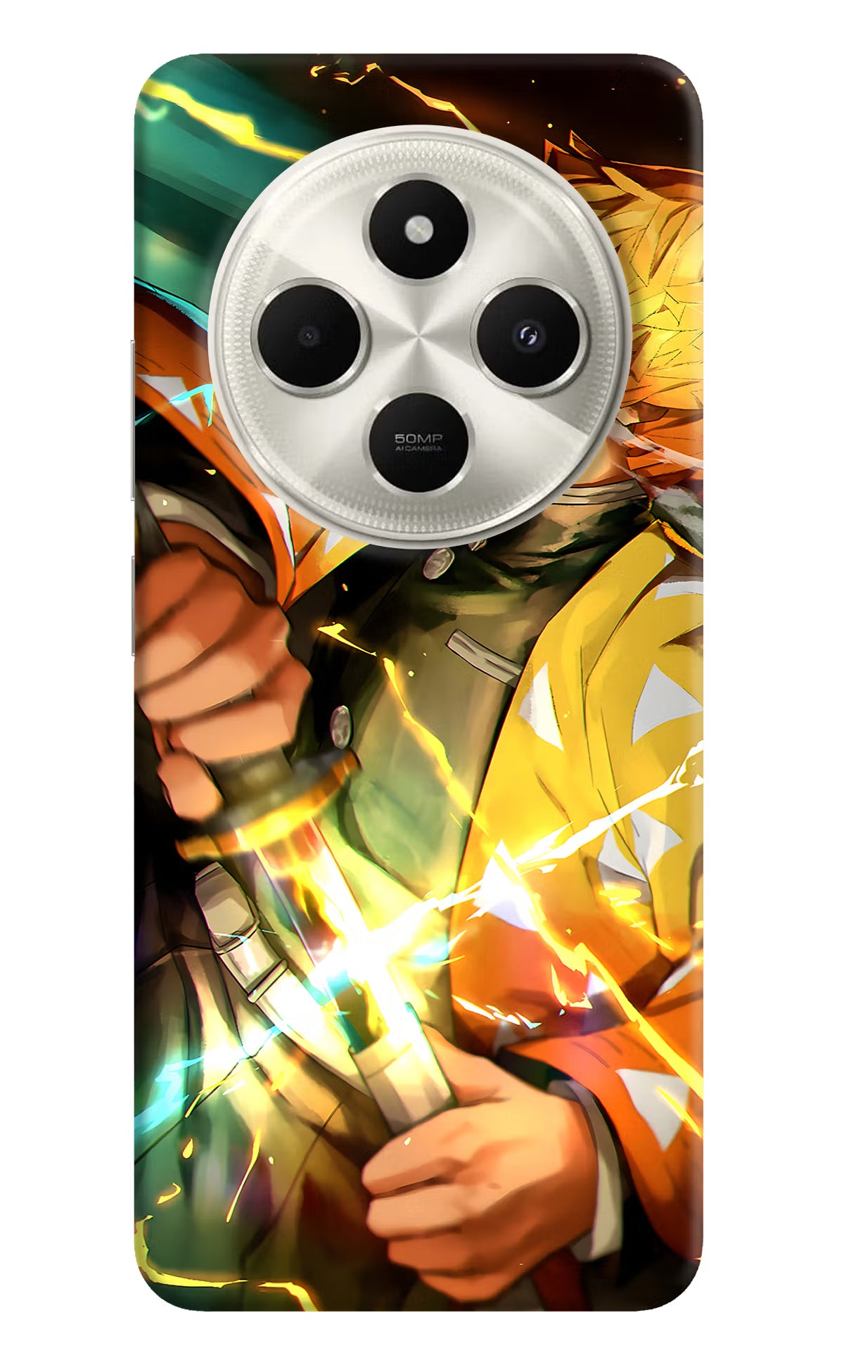 Demon Slayer Poco C75 5G Back Cover - Demon Slayer Poco C75 5G Hard Case Back Cover by Casekaro Demon Slayer Poco C75 5G Hard Case Back Cover by Casekaro