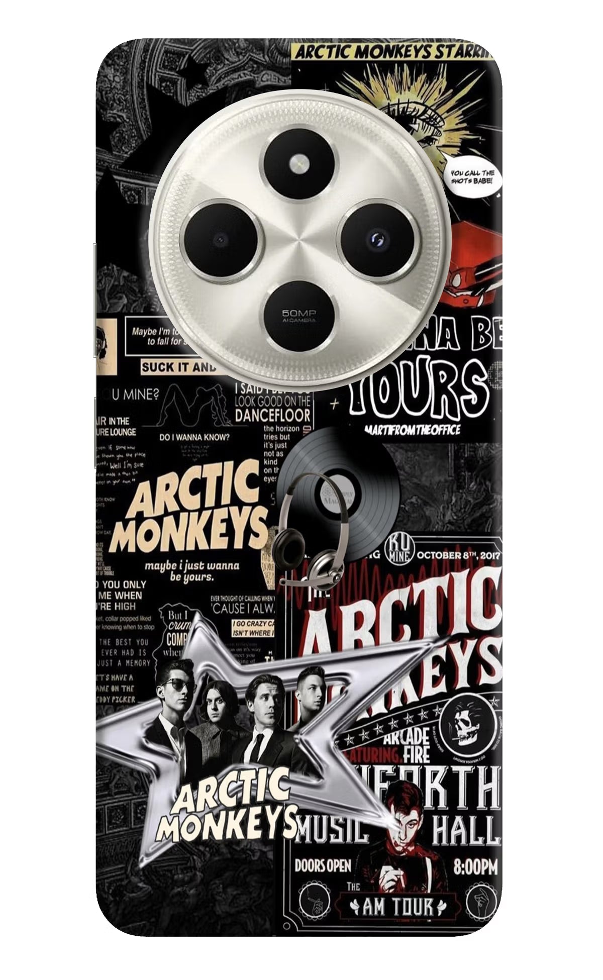 Arctic Monkeys Poco C75 5G Back Cover - Arctic Monkeys Poco C75 5G Hard Case Back Cover by Casekaro Arctic Monkeys Poco C75 5G Hard Case Back Cover by Casekaro