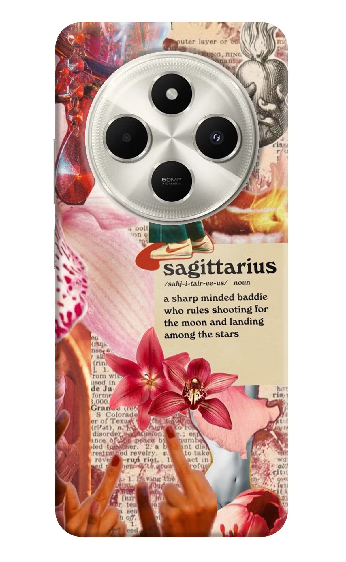 Sagittarius Zodiac Poco C75 5G Back Cover - Sagittarius Zodiac Poco C75 5G Hard Case Back Cover by Casekaro Sagittarius Zodiac Poco C75 5G Hard Case Back Cover by Casekaro