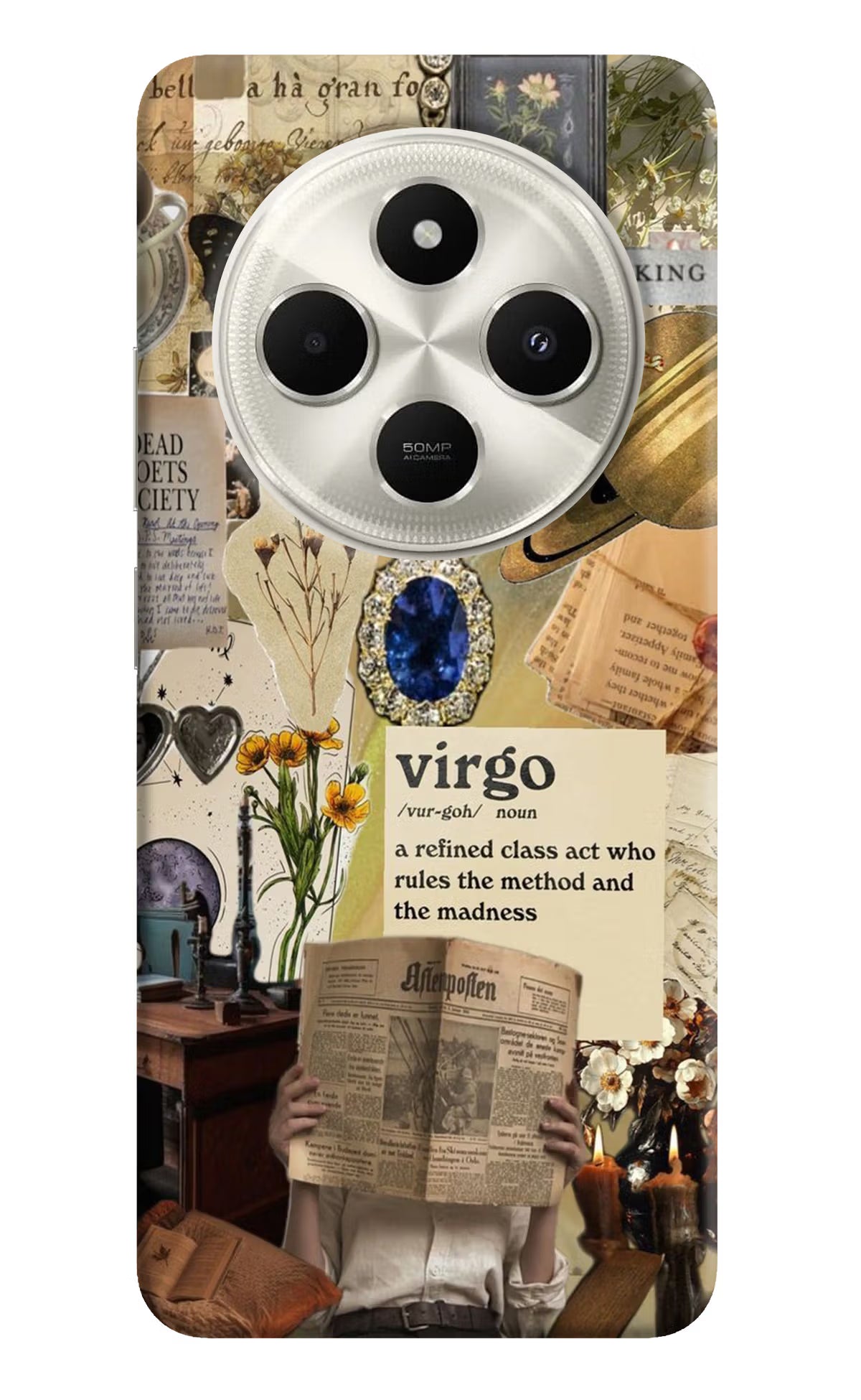 Virgo Zodiac Poco C75 5G Back Cover - Virgo Zodiac Poco C75 5G Hard Case Back Cover by Casekaro Virgo Zodiac Poco C75 5G Hard Case Back Cover by Casekaro