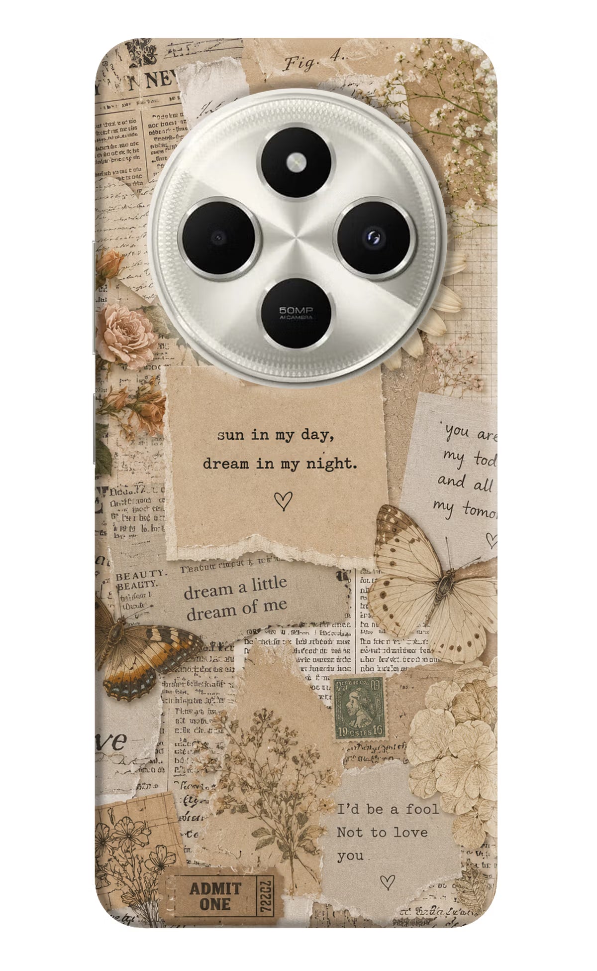 Vintage case Poco C75 5G Back Cover - Vintage case Poco C75 5G Back Cover Vintage case Poco C75 5G Back Cover