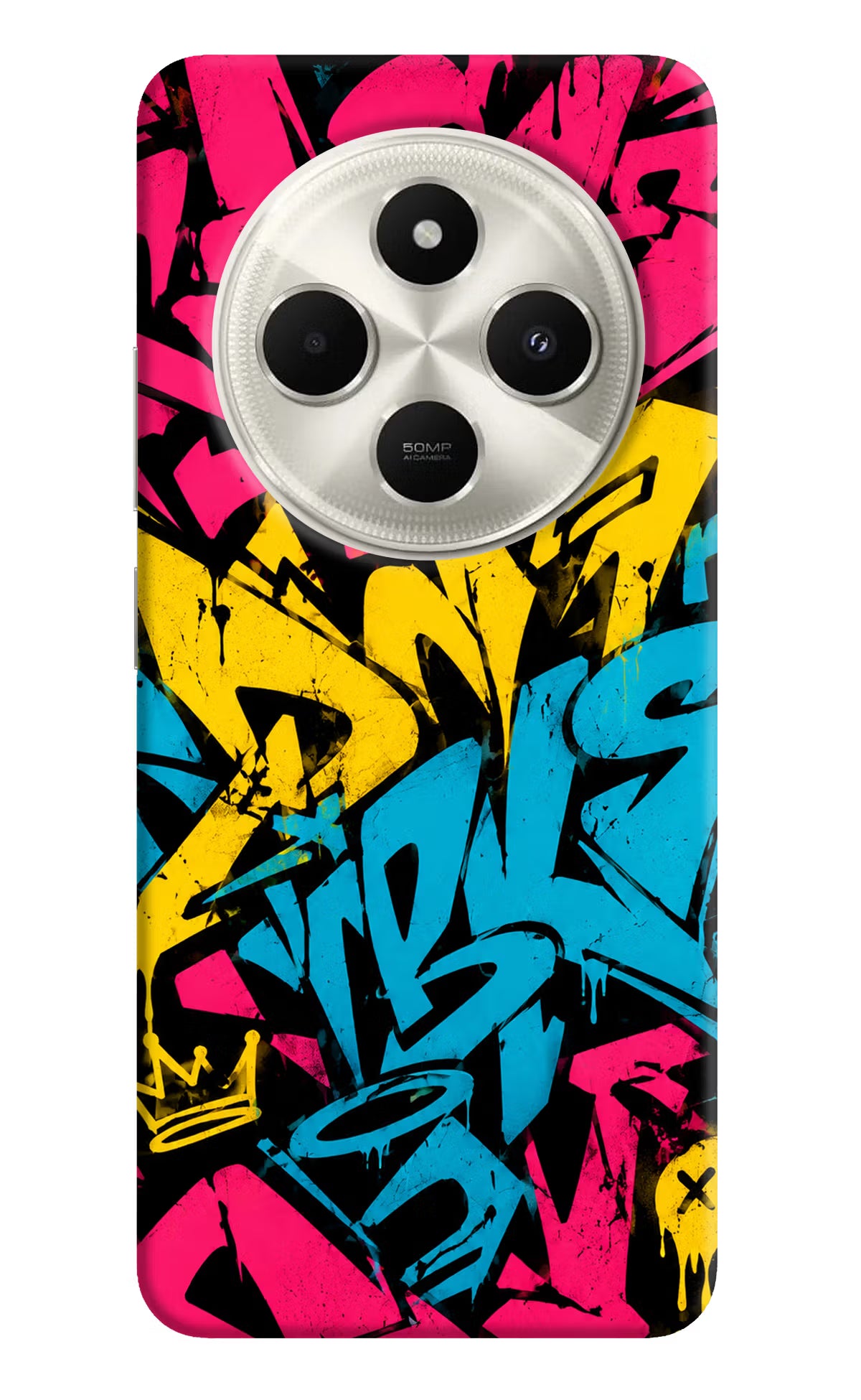 Graffiti Vibe Poco C75 5G Back Cover - Graffiti Vibe Poco C75 5G Back Cover Graffiti Vibe Poco C75 5G Back Cover