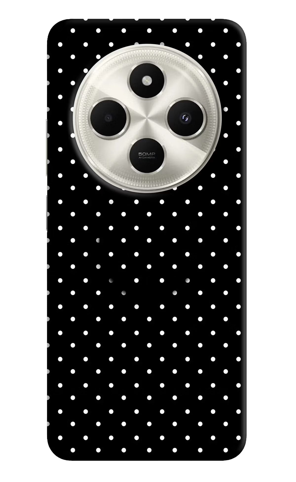 White Dots Poco C75 5G Pop Case - White Dots Poco C75 5G Pop Case by Casekaro White Dots Poco C75 5G Pop Case by Casekaro