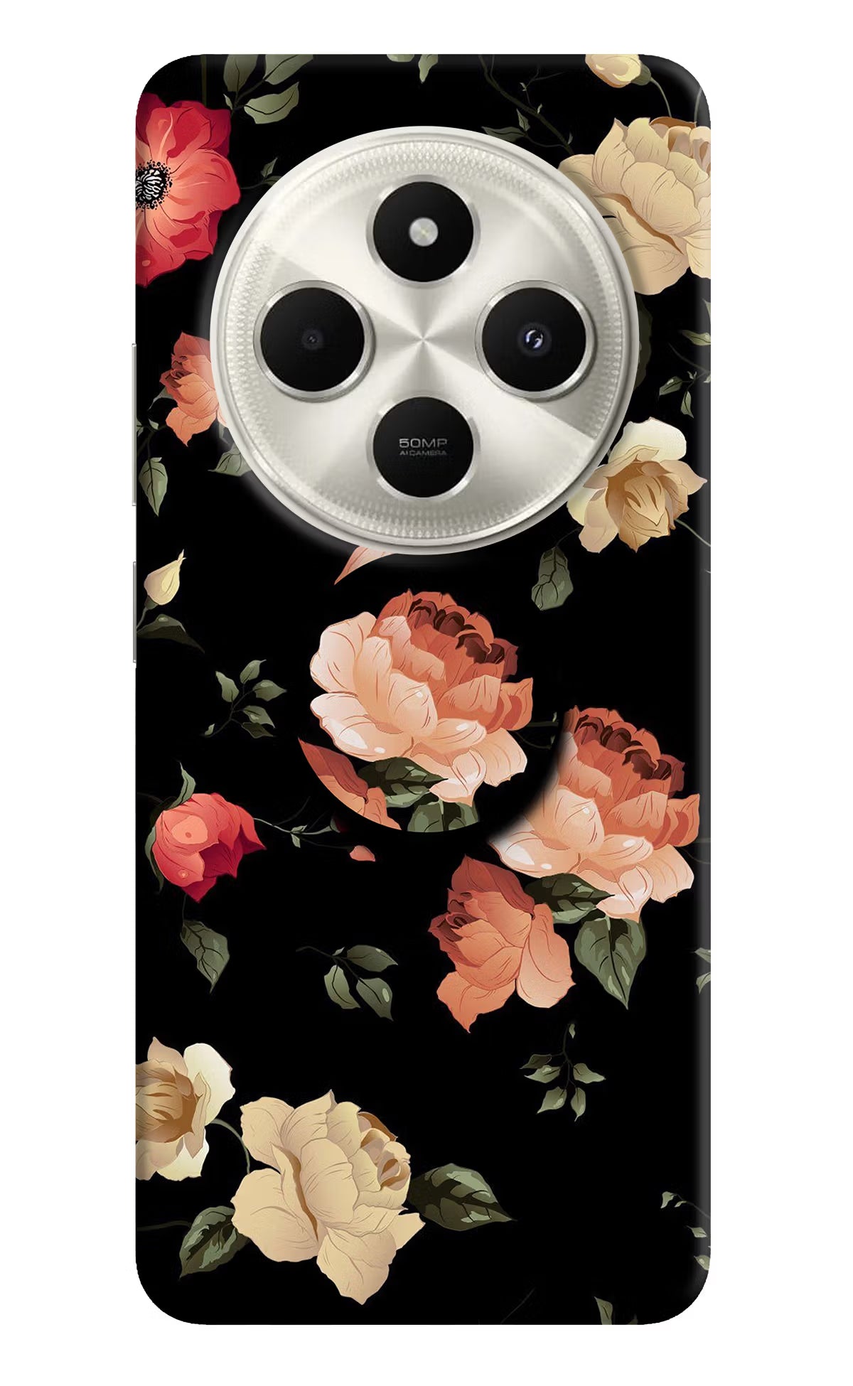 Flowers Poco C75 5G Pop Case - Flowers Poco C75 5G Pop Case Flowers Poco C75 5G Pop Case