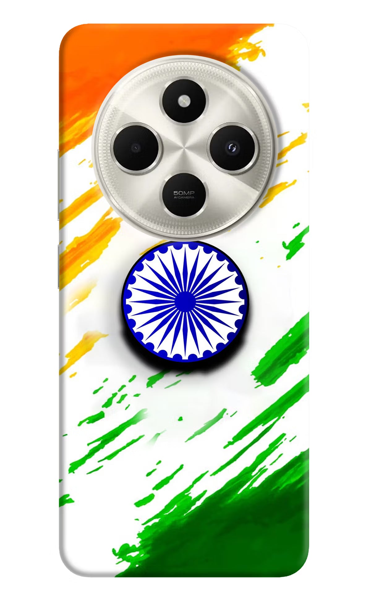 Indian Flag Ashoka Chakra Poco C75 5G Pop Case - Indian Flag Ashoka Chakra Poco C75 5G Pop Case Indian Flag Ashoka Chakra Poco C75 5G Pop Case