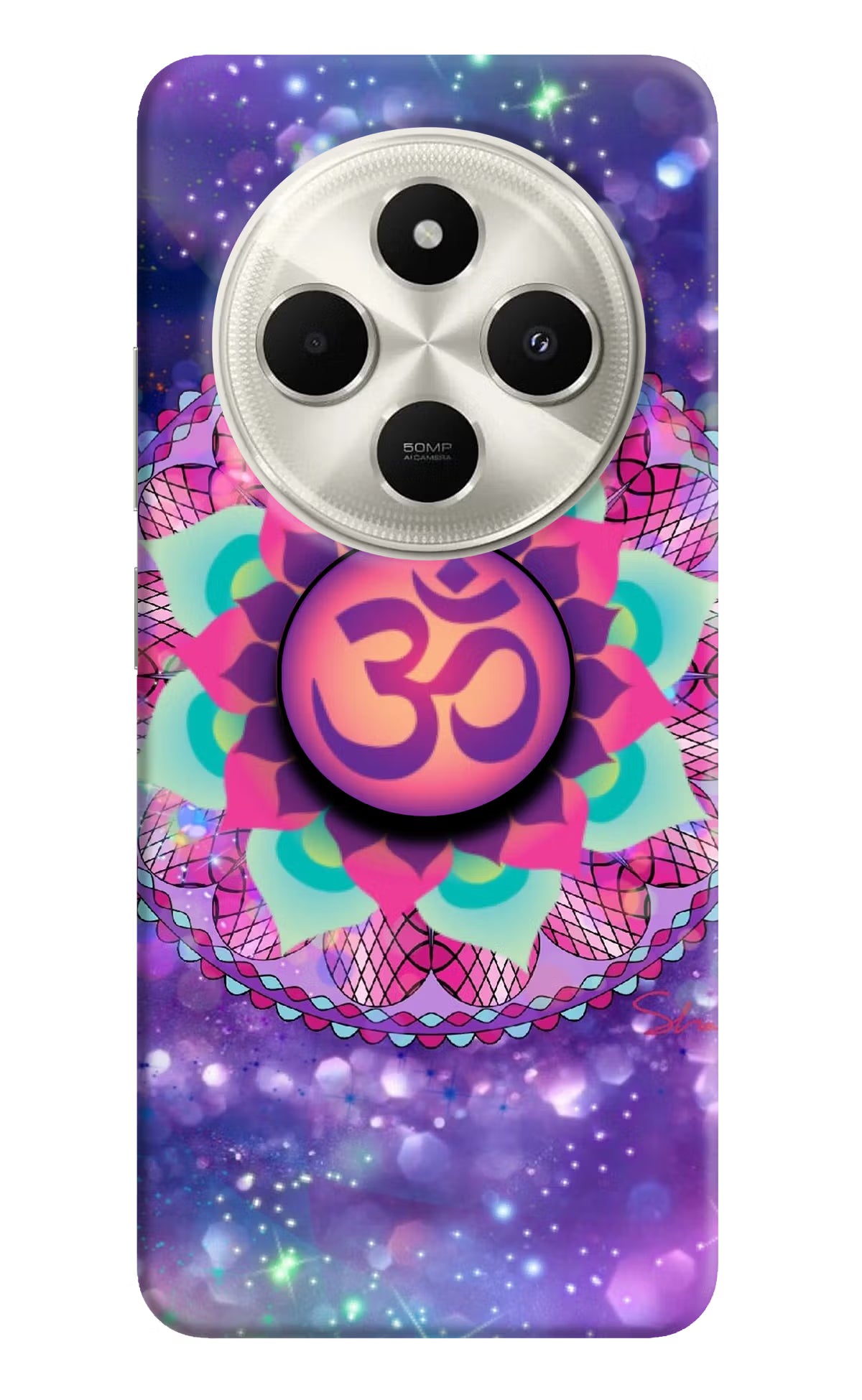 Om Purple Poco C75 5G Pop Case - Om Purple Poco C75 5G Pop Case Om Purple Poco C75 5G Pop Case