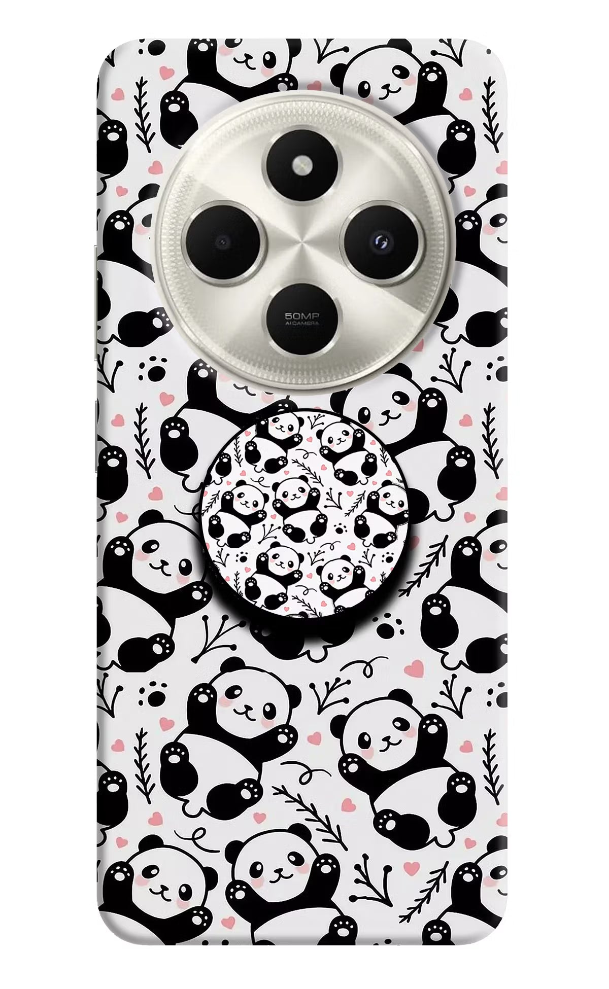 Cute Panda Poco C75 5G Pop Case - Cute Panda Poco C75 5G Pop Case by Casekaro Cute Panda Poco C75 5G Pop Case by Casekaro