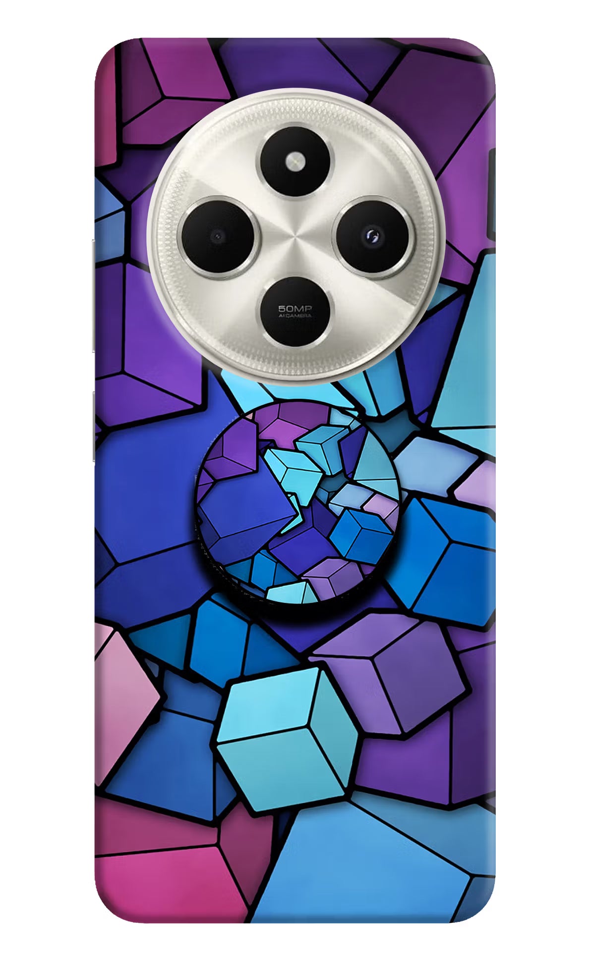 Cubic Abstract Poco C75 5G Pop Case - Cubic Abstract Poco C75 5G Pop Case Cubic Abstract Poco C75 5G Pop Case