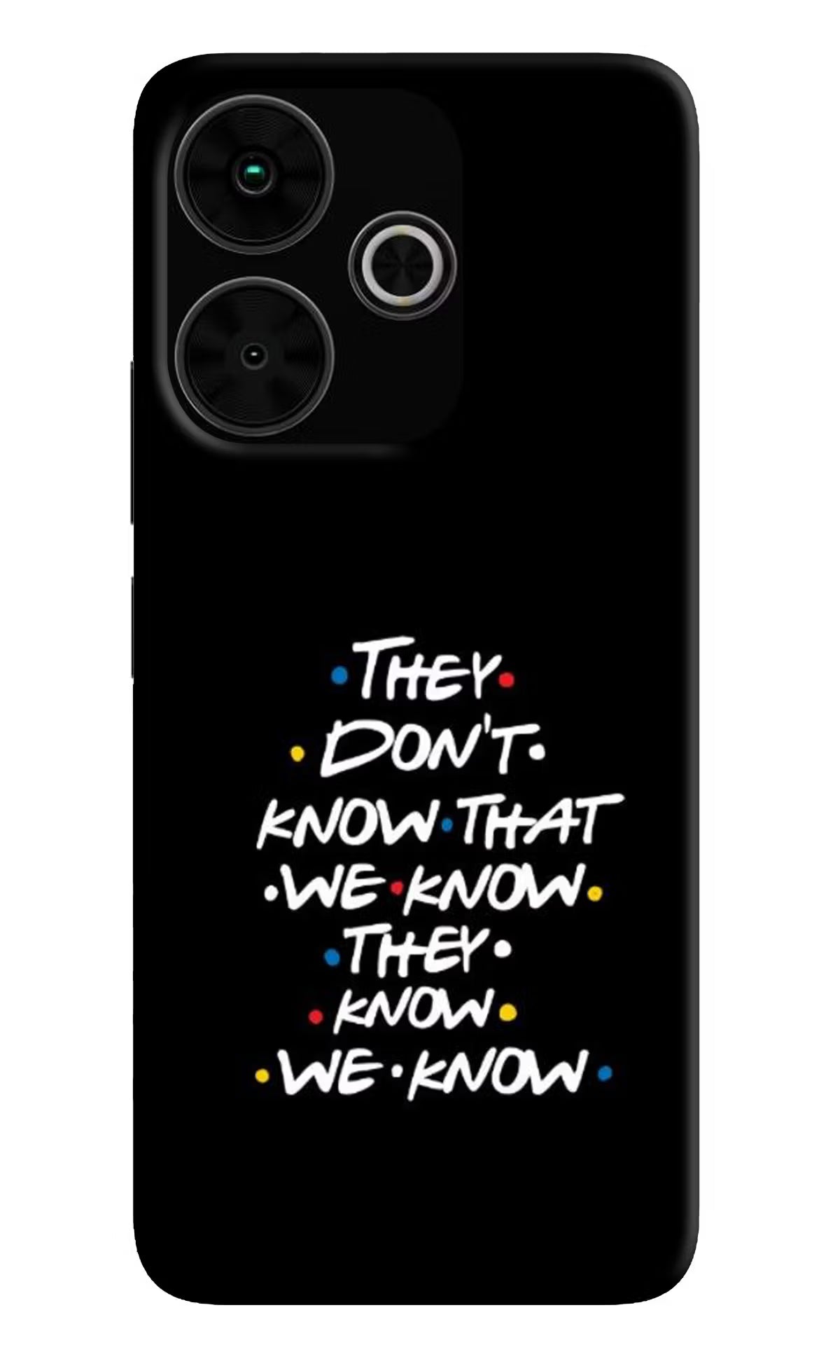 FRIENDS Dialogue Poco M6 Plus 5G Back Cover - FRIENDS Dialogue Poco M6 Plus 5G Back Cover FRIENDS Dialogue Poco M6 Plus 5G Back Cover