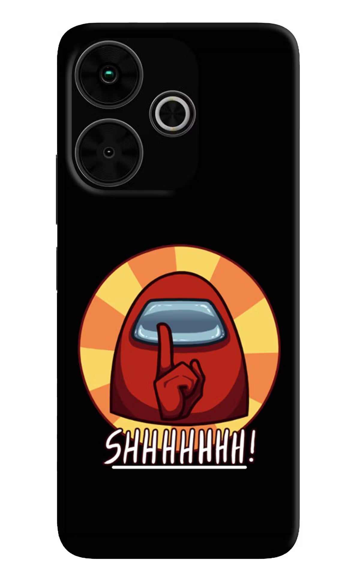 Among Us Shhh! Poco M6 Plus 5G Back Cover - Among Us Shhh! Poco M6 Plus 5G Back Cover Among Us Shhh! Poco M6 Plus 5G Back Cover