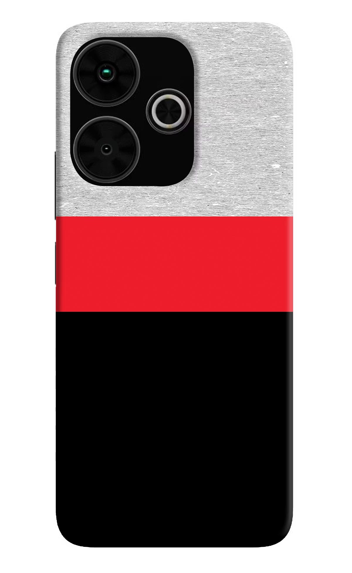 Tri Color Pattern Poco M6 Plus 5G Back Cover - Tri Color Pattern Poco M6 Plus 5G Back Cover Tri Color Pattern Poco M6 Plus 5G Back Cover