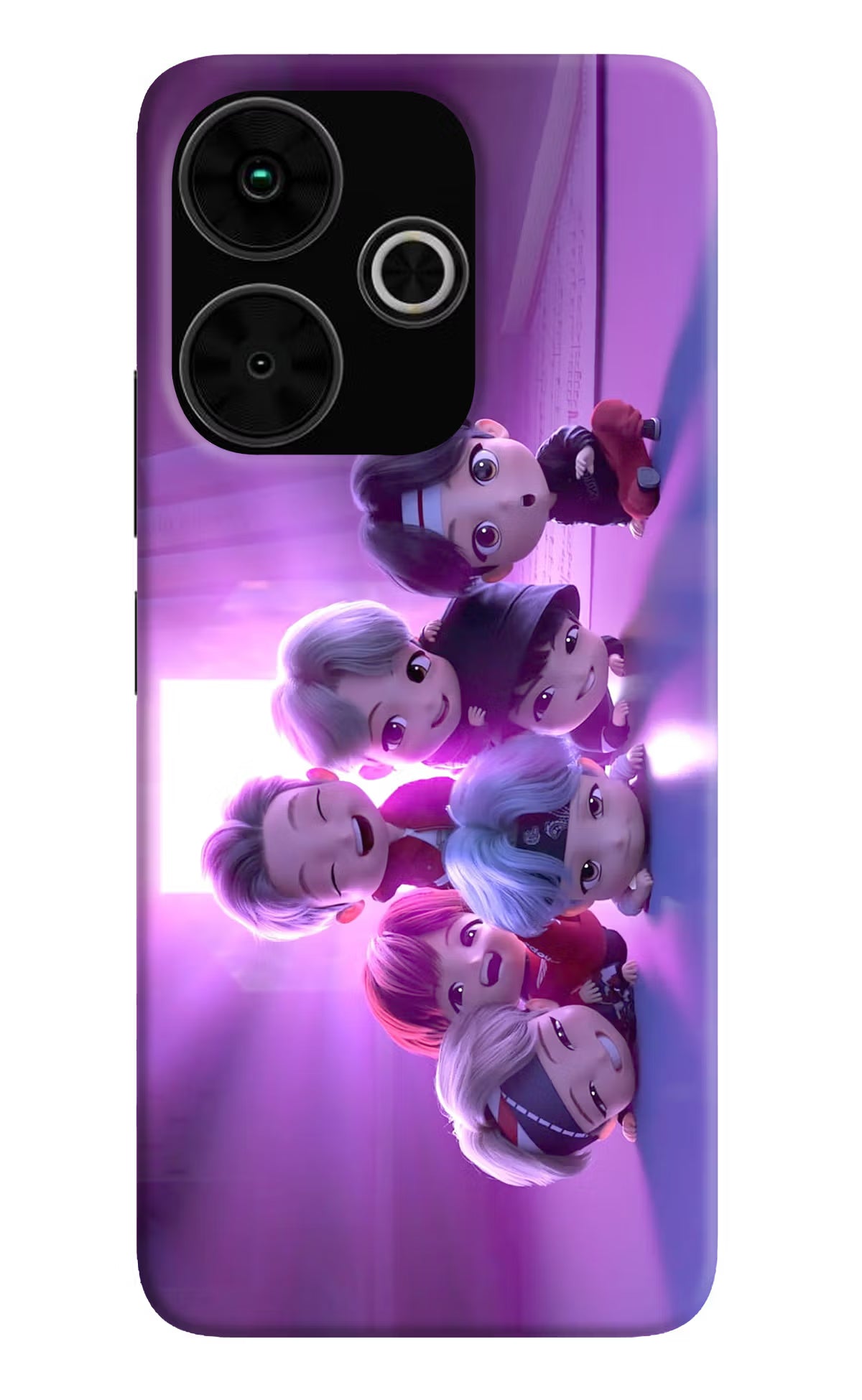 BTS Chibi Poco M6 Plus 5G Back Cover - BTS Chibi Poco M6 Plus 5G Back Cover BTS Chibi Poco M6 Plus 5G Back Cover