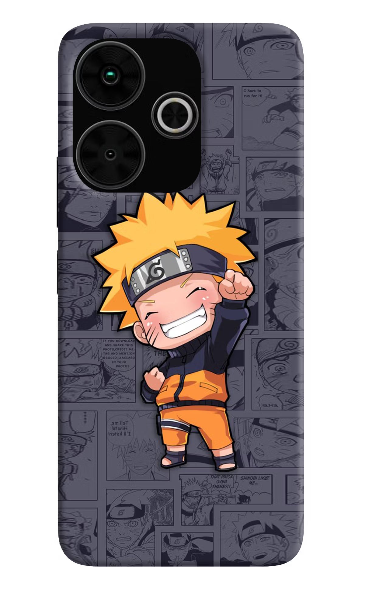 Chota Naruto Poco M6 Plus 5G Back Cover - Chota Naruto Poco M6 Plus 5G Back Cover Chota Naruto Poco M6 Plus 5G Back Cover