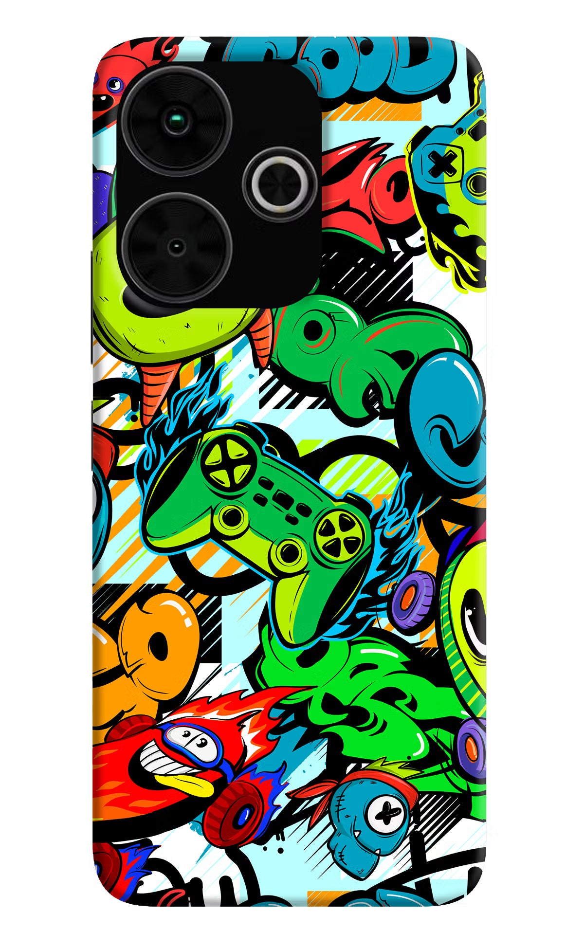 Game Doodle Poco M6 Plus 5G Back Cover - Game Doodle Poco M6 Plus 5G Back Cover Game Doodle Poco M6 Plus 5G Back Cover