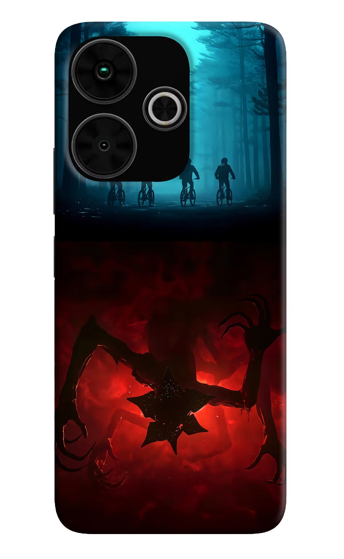 Ordinary Things Downside Up Poco M6 Plus 5G Back Cover - Ordinary Things Downside Up Poco M6 Plus 5G Hard Case Back Cover by Casekaro Ordinary Things Downside Up Poco M6 Plus 5G Hard Case Back Cover by Casekaro