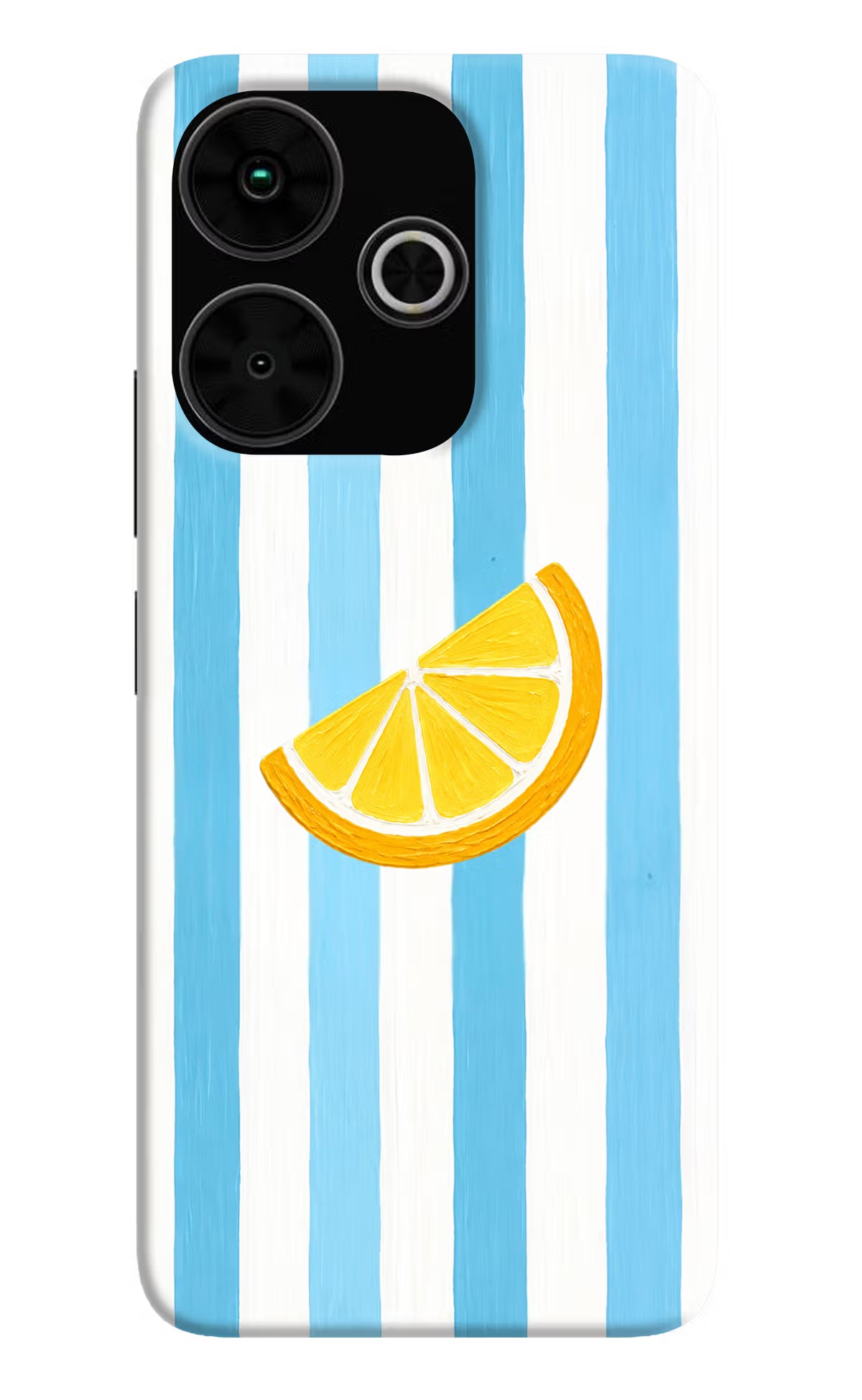 Summer Lemon Poco M6 Plus 5G Back Cover - Summer Lemon Poco M6 Plus 5G Hard Case Back Cover by Casekaro Summer Lemon Poco M6 Plus 5G Hard Case Back Cover by Casekaro