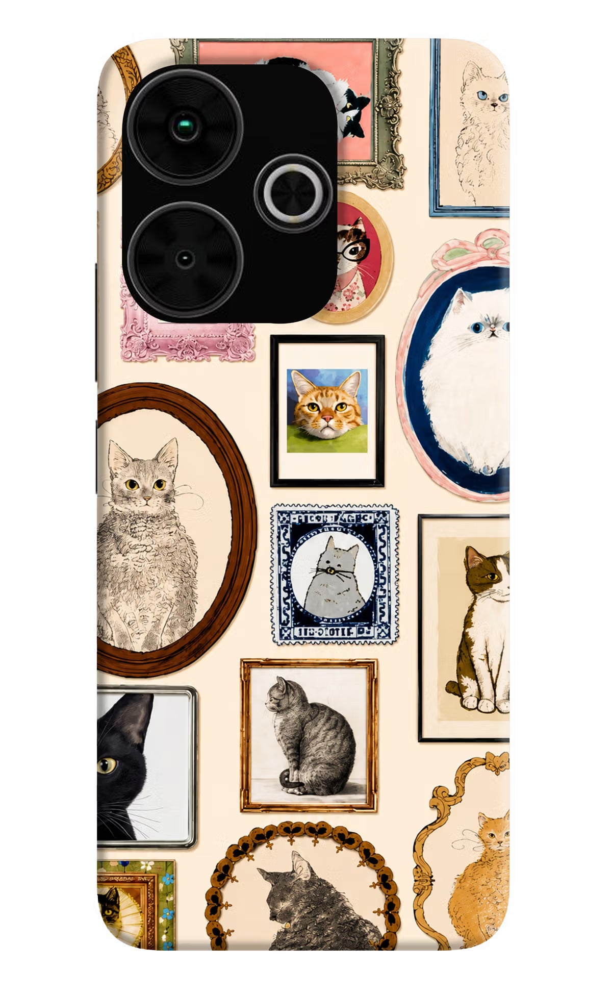 Mirror Cats Poco M6 Plus 5G Back Cover - Mirror Cats Poco M6 Plus 5G Back Cover Mirror Cats Poco M6 Plus 5G Back Cover