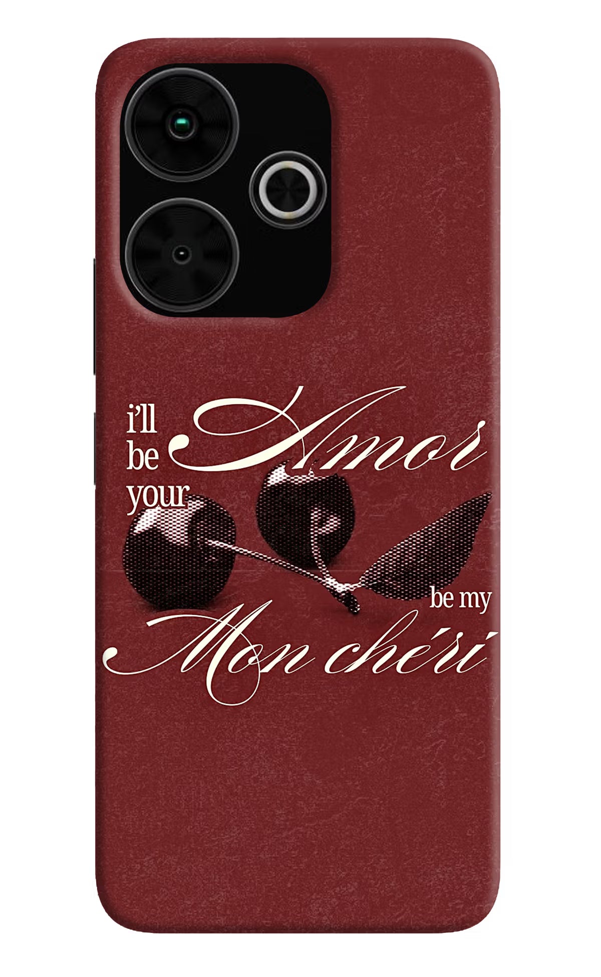 Velvet Cherry Poco M6 Plus 5G Back Cover - Velvet Cherry Poco M6 Plus 5G Back Cover Velvet Cherry Poco M6 Plus 5G Back Cover